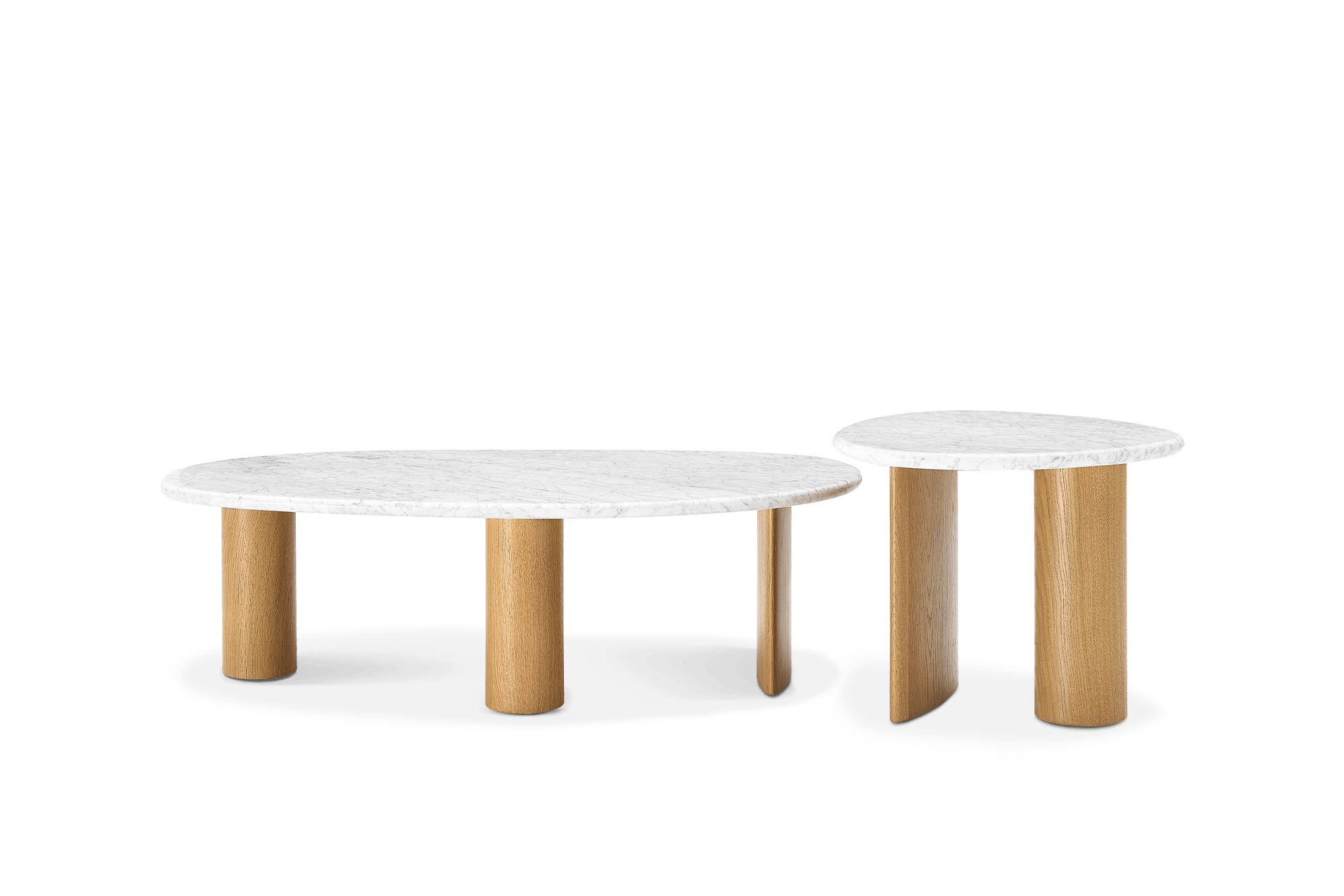 Lavine Marble Coffee Table Set, 120cm