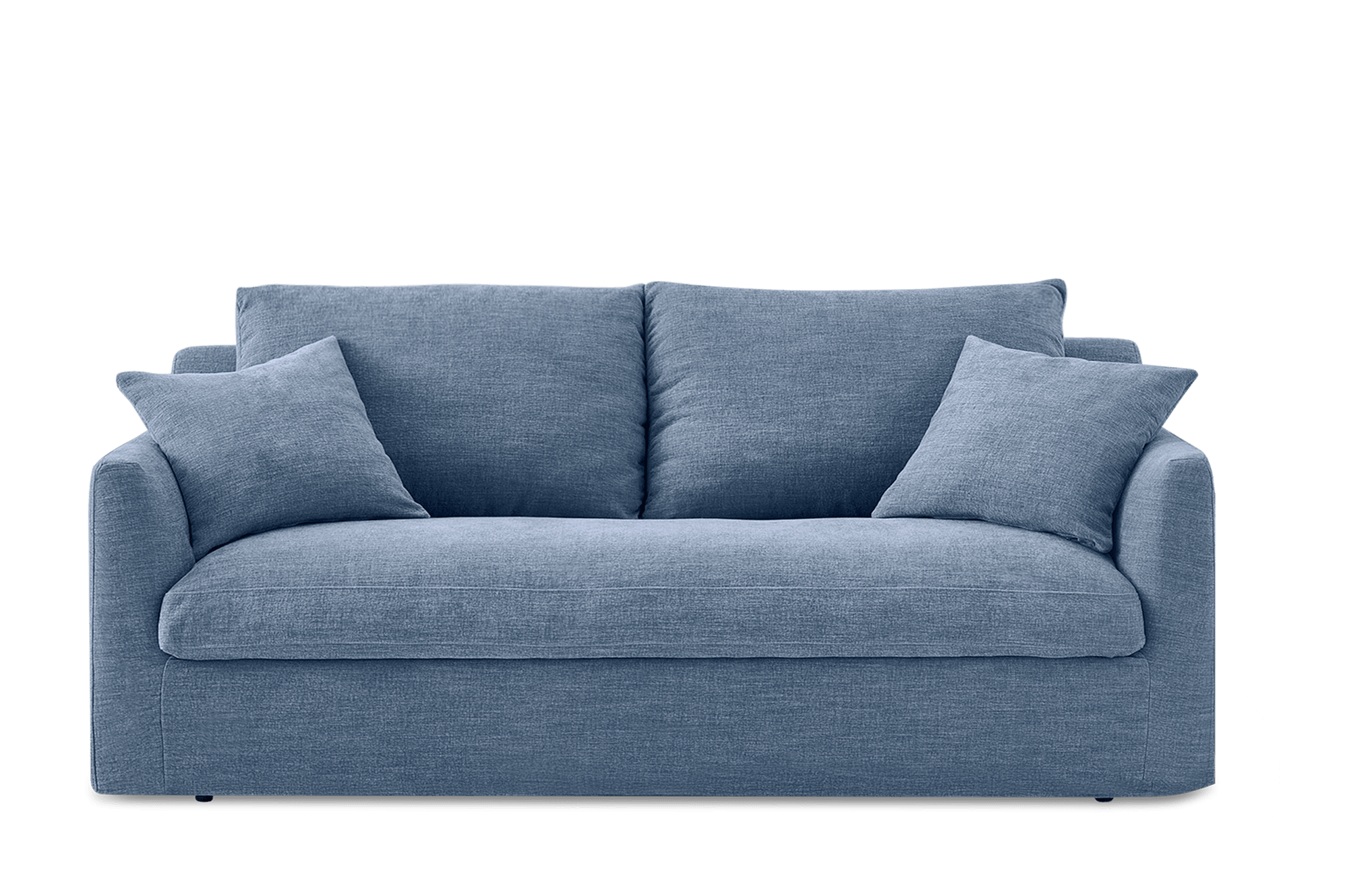 Agnes Slipcover Storage Sofa 88.6", (Sadie) Dusty Blue