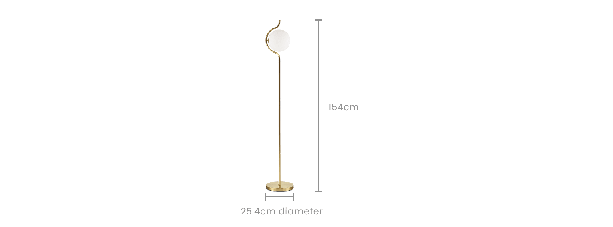 dimension of Cedric Floor Lamp