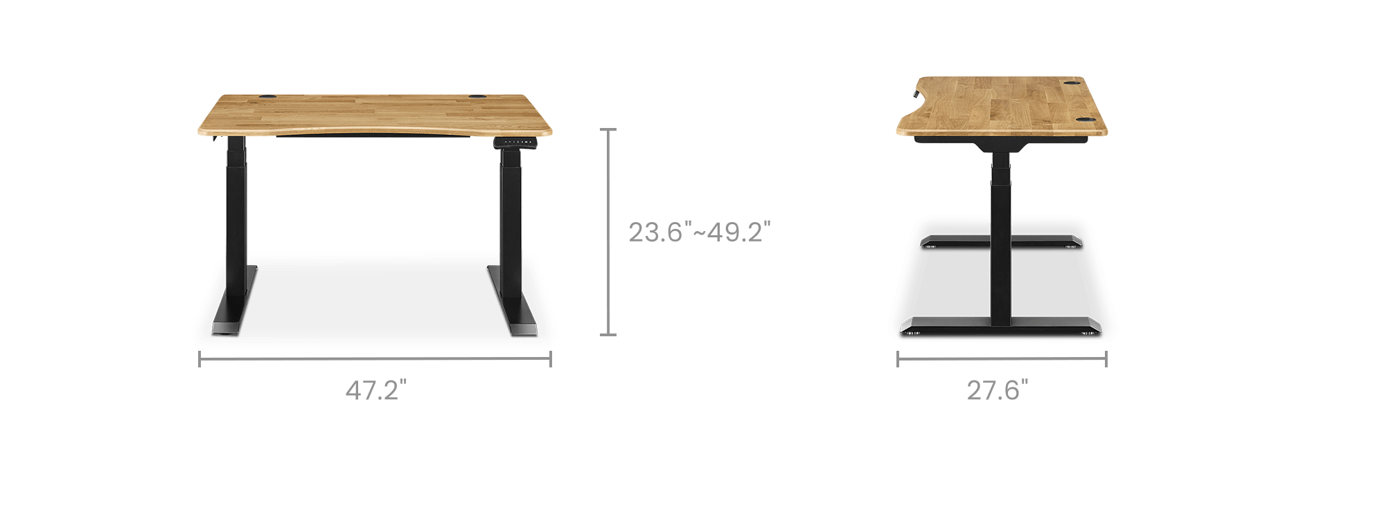 dimension of Emmerson Adjustable Standing Desk