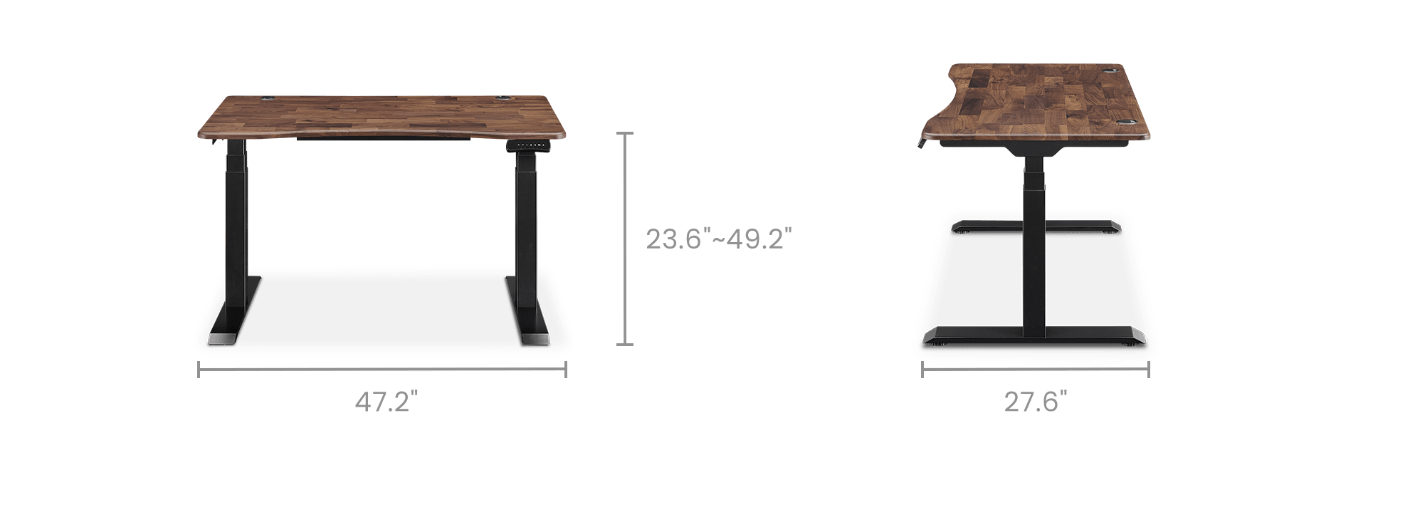 dimension of Emmerson Adjustable Standing Desk