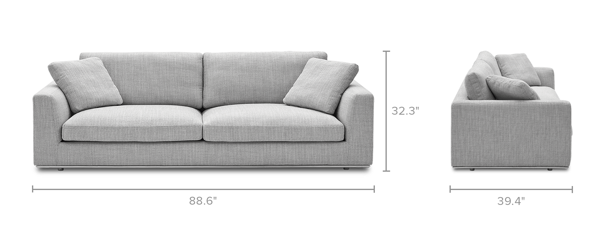 dimension of Hamilton Sofa
