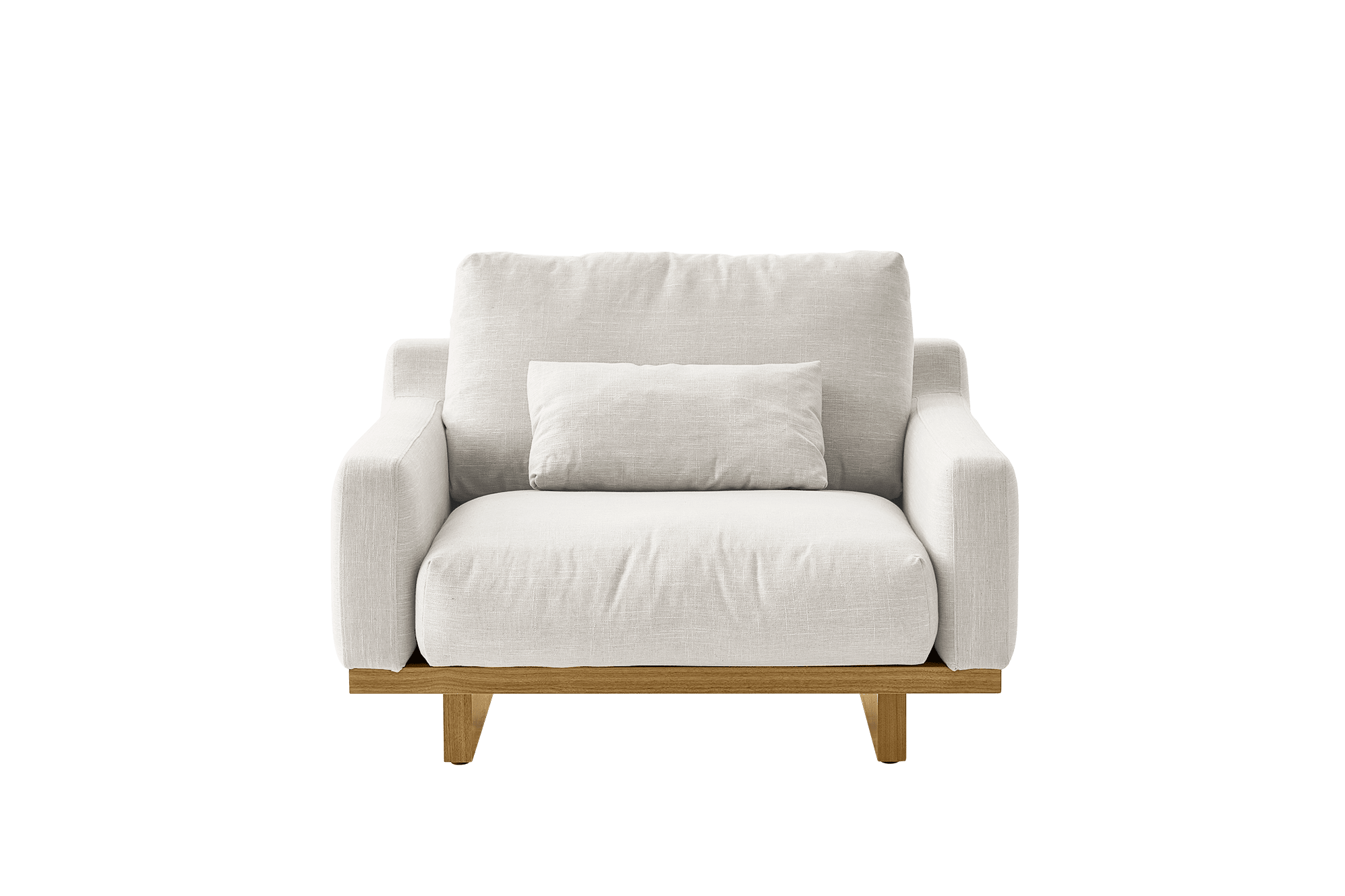 Mori Armchair, (Performance Genova) Oat (Natural)