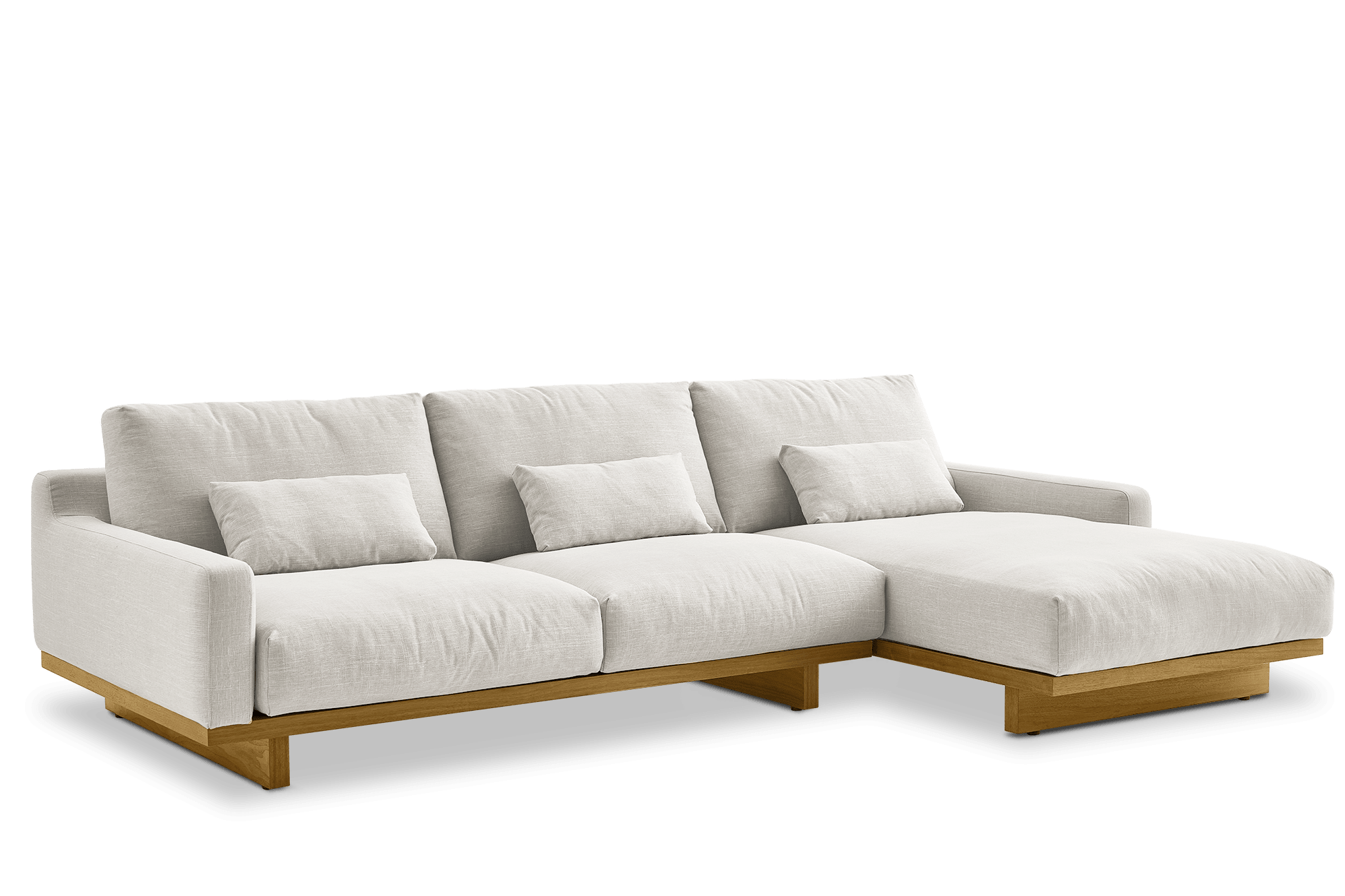 Mori Performance Fabric Chaise Sofa 10