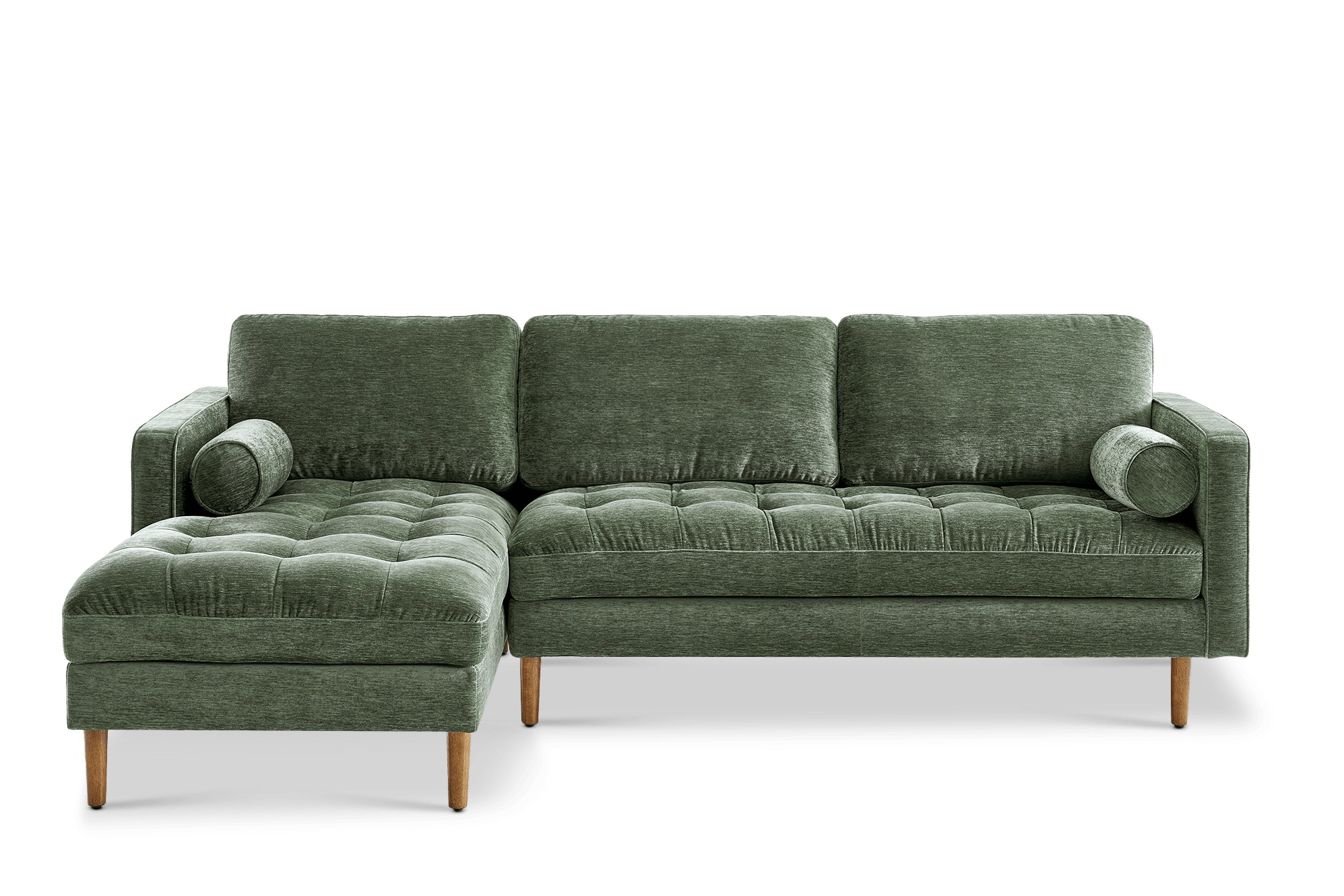 Madison Left Facing Chaise Sofa, (Camille) Forest