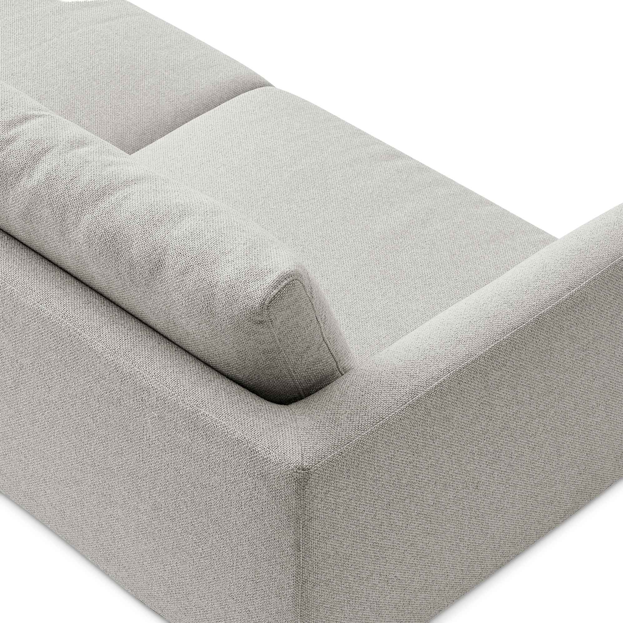 Lena Performance Fabric L-Shape Sectional Sofa with Ottoman 5