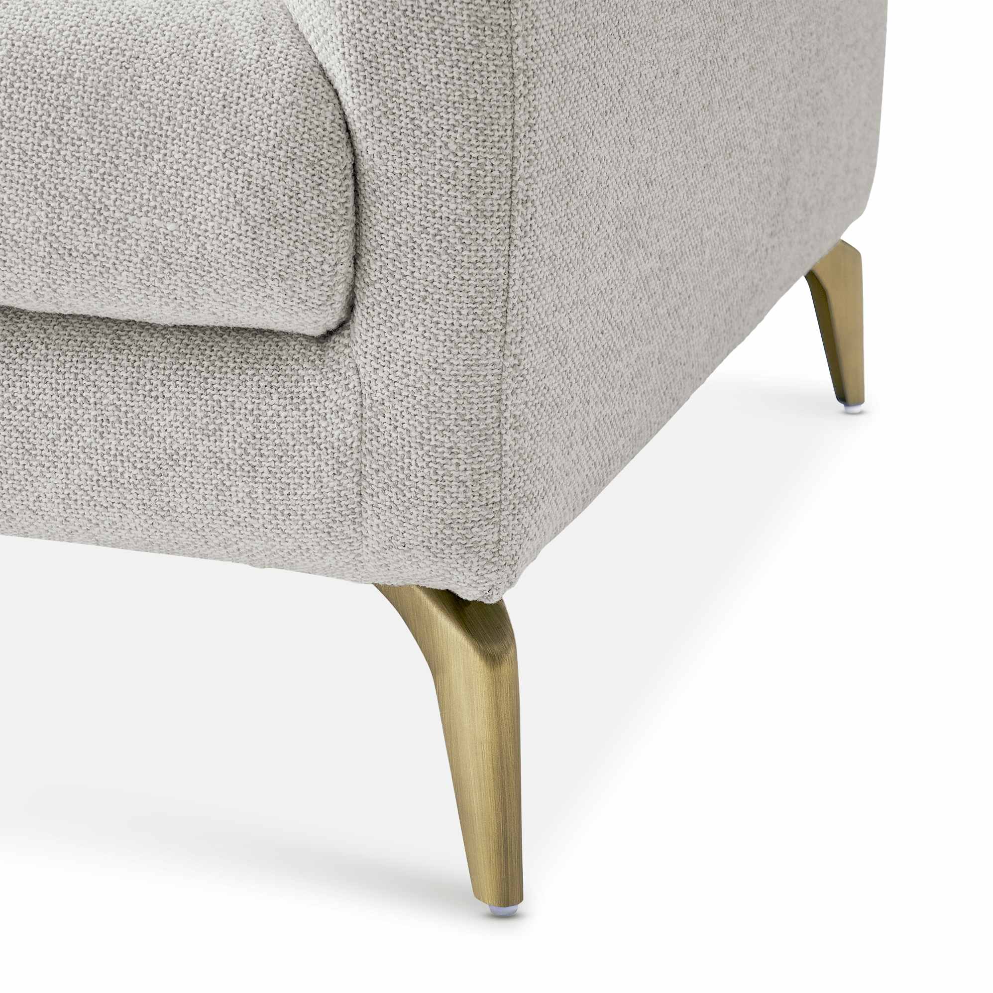 Lena Performance Fabric L-Shape Sectional Sofa with Ottoman 6