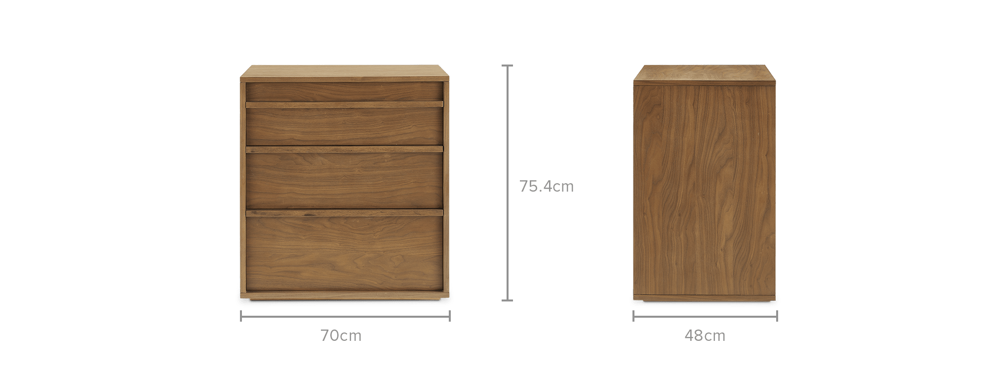dimension of Joseph 3-Drawer Dresser