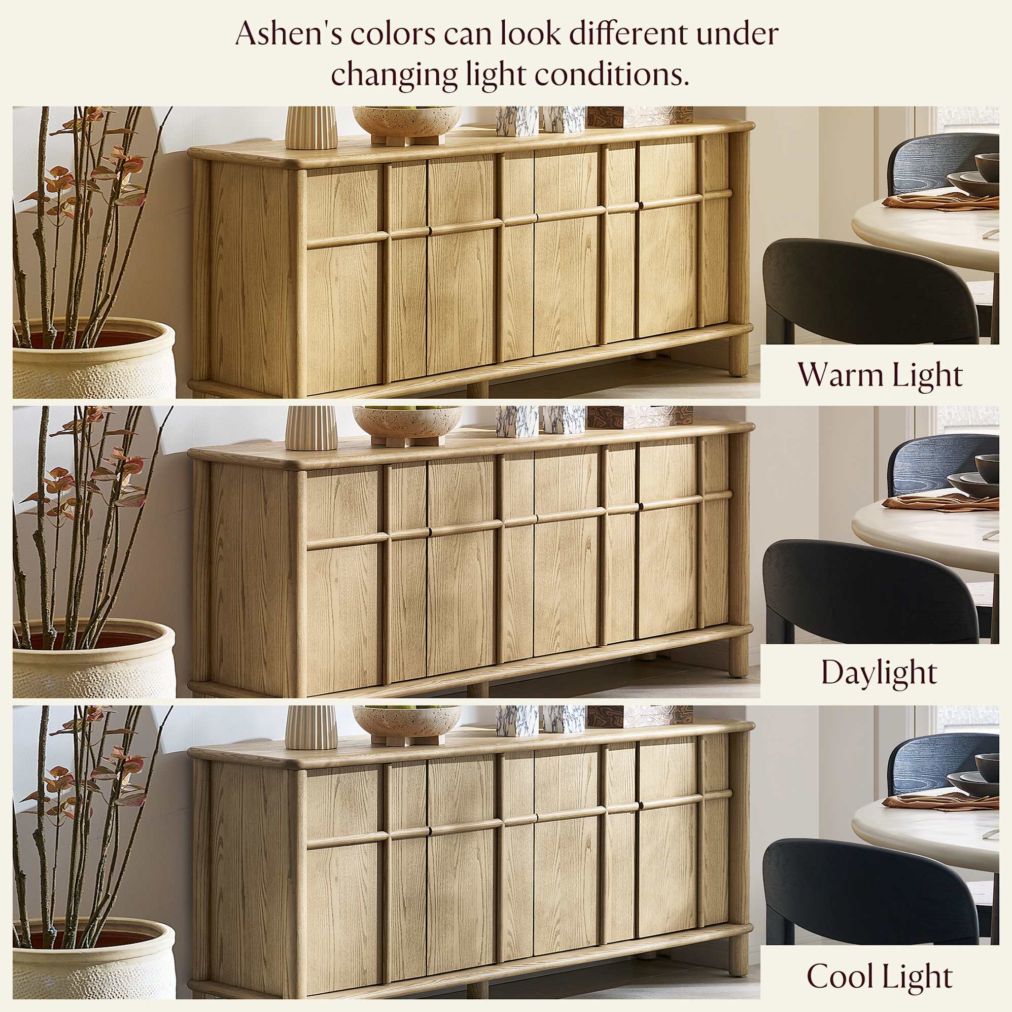 Ashen Wood Sideboard 2