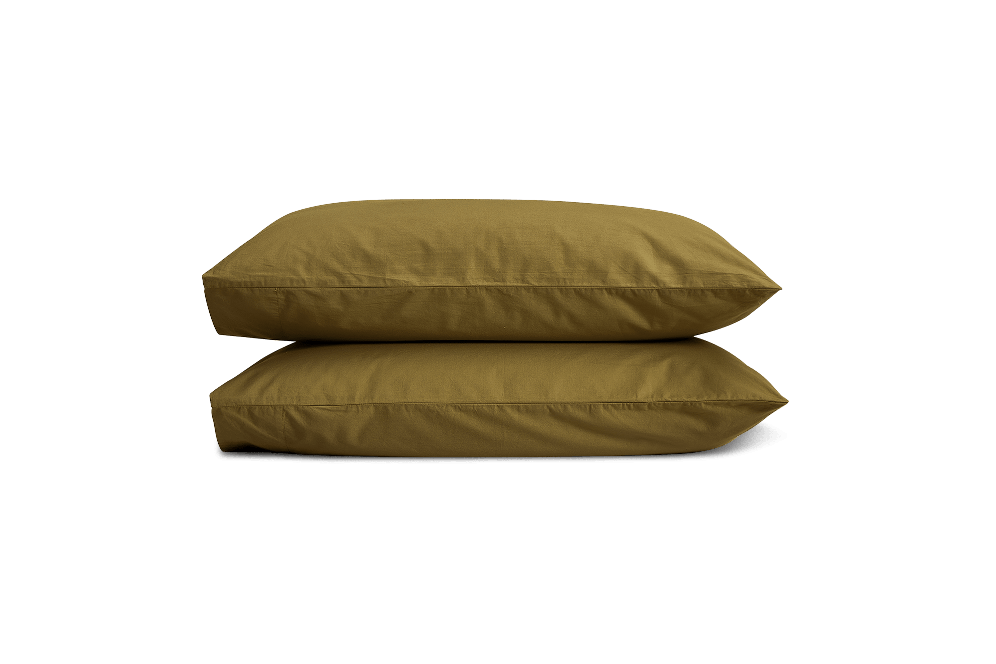 Classic Percale Standard Pillowcase Set of 2, Olive