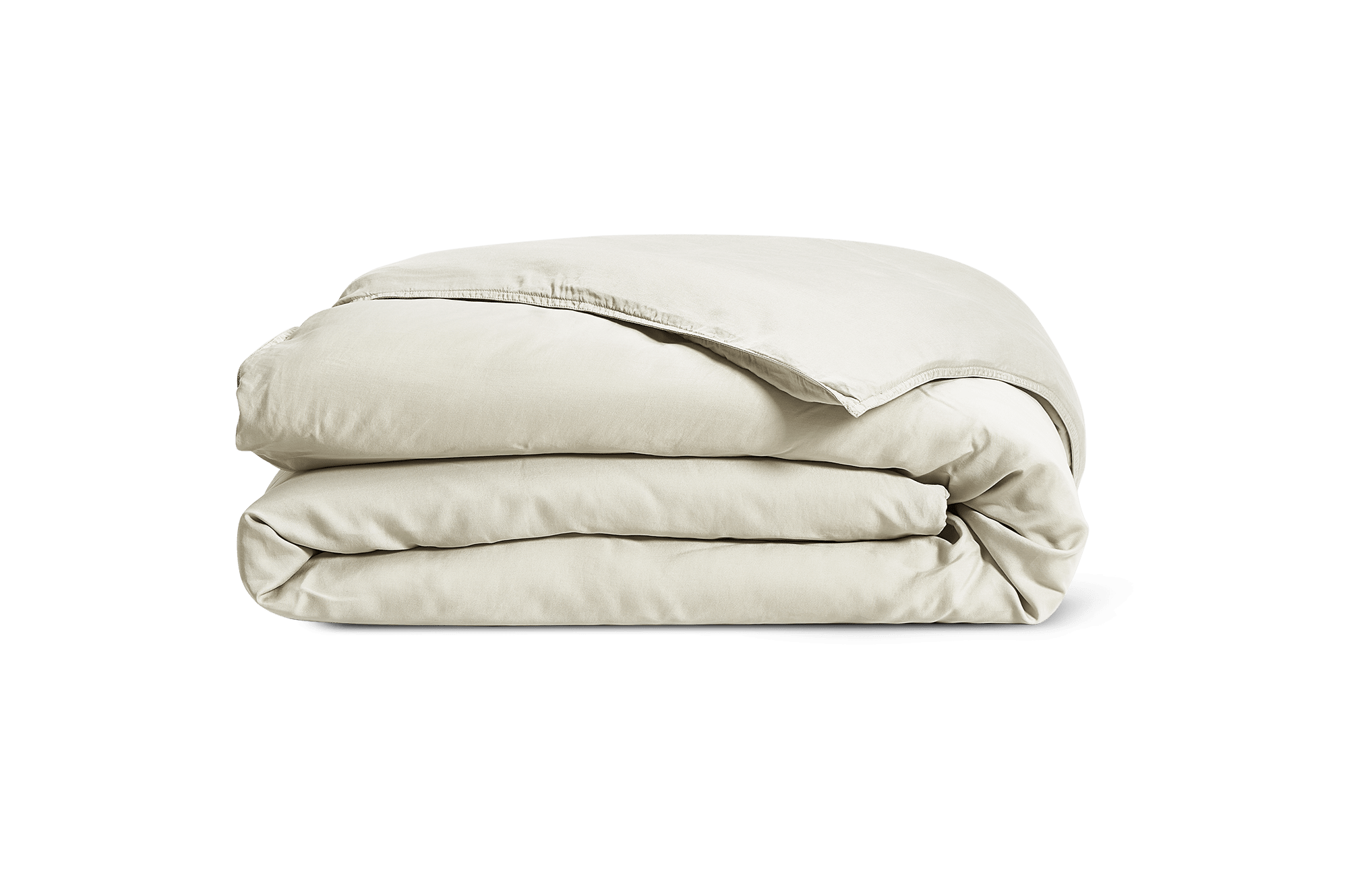 Cool Lyocell Sateen Queen Duvet Cover, Stone