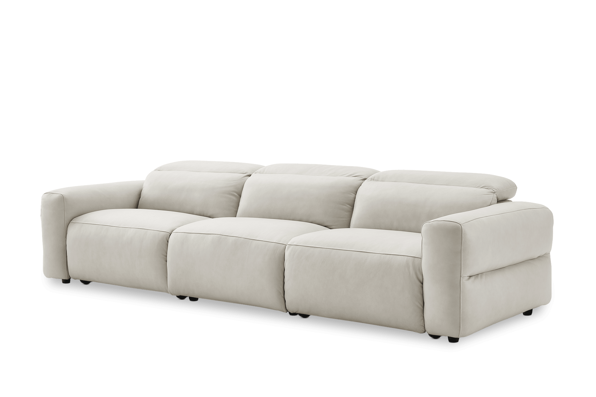 Jaron Leather Recliner Extended Sofa 11