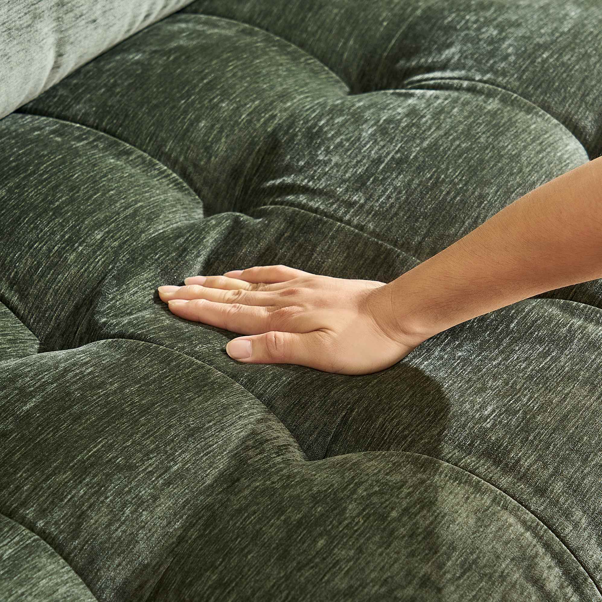 Madison Chaise Sectional Sofa with Ottoman 5