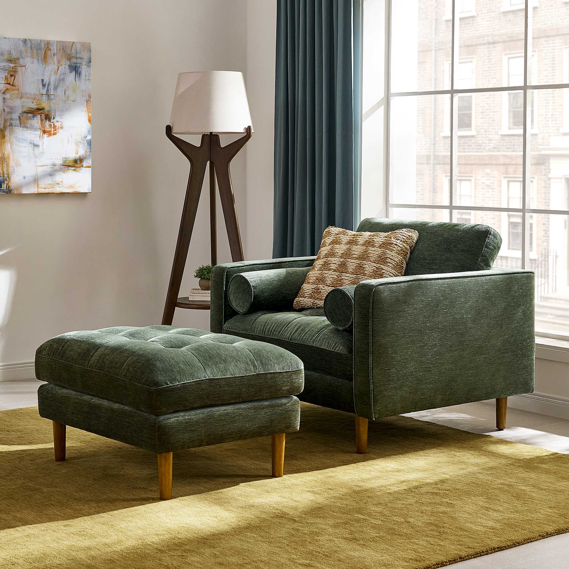 Madison Armchair, (Camille) Forest lifestyle