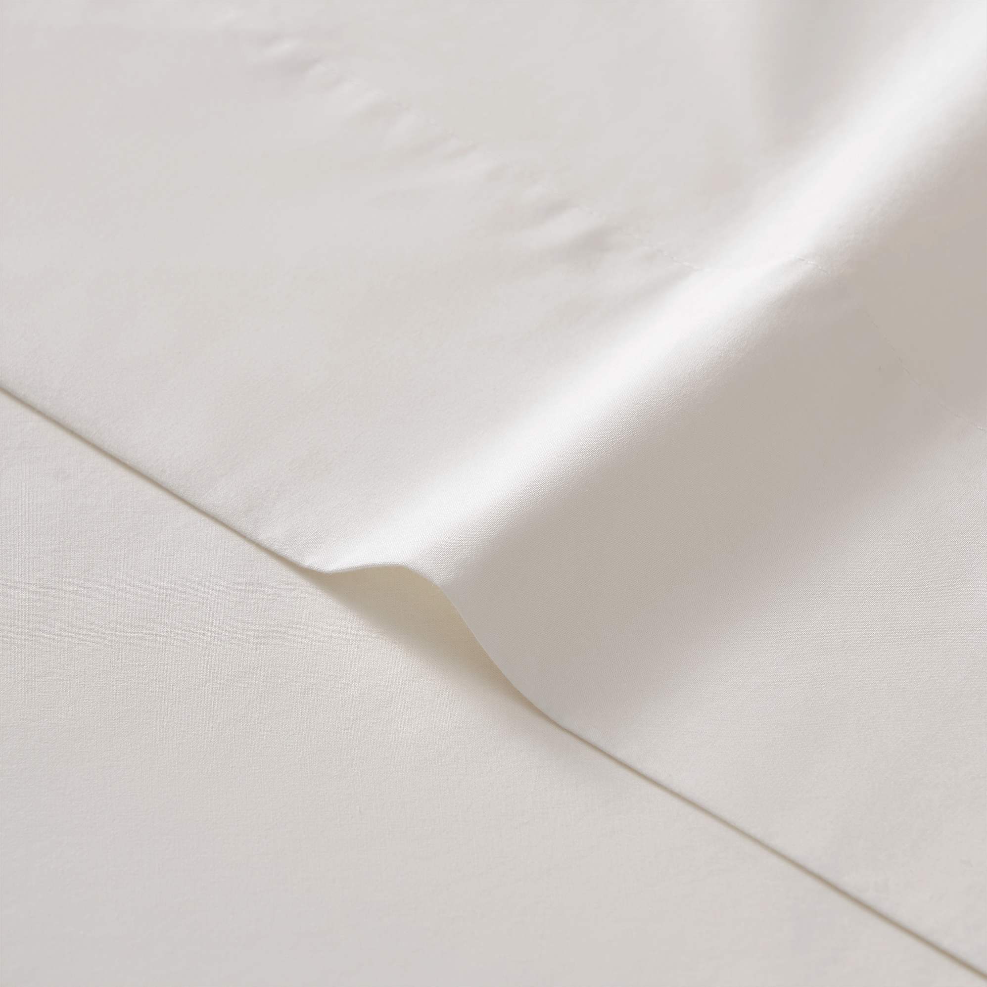 Classic Cotton Percale Sheet Set & Duvet Cover 8