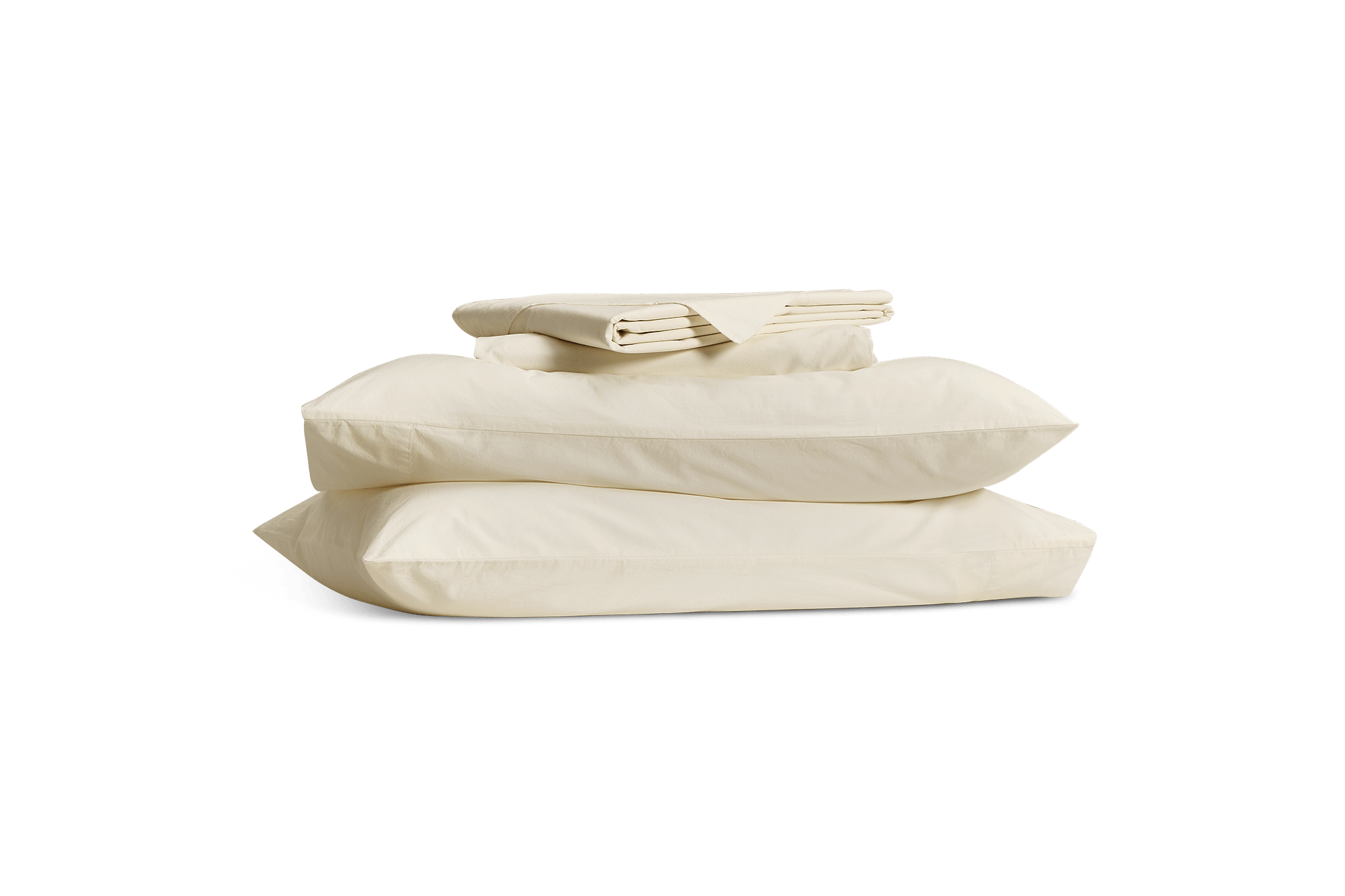 Classic Cotton Percale Queen Size Sheet Set, Wheat