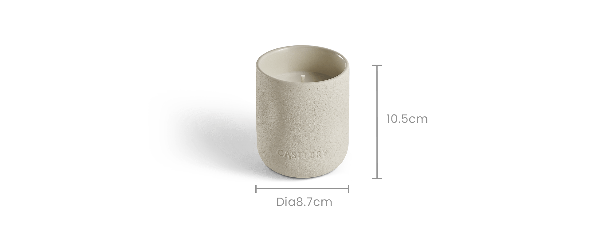 dimension of Ceylon Bark Scented Candle