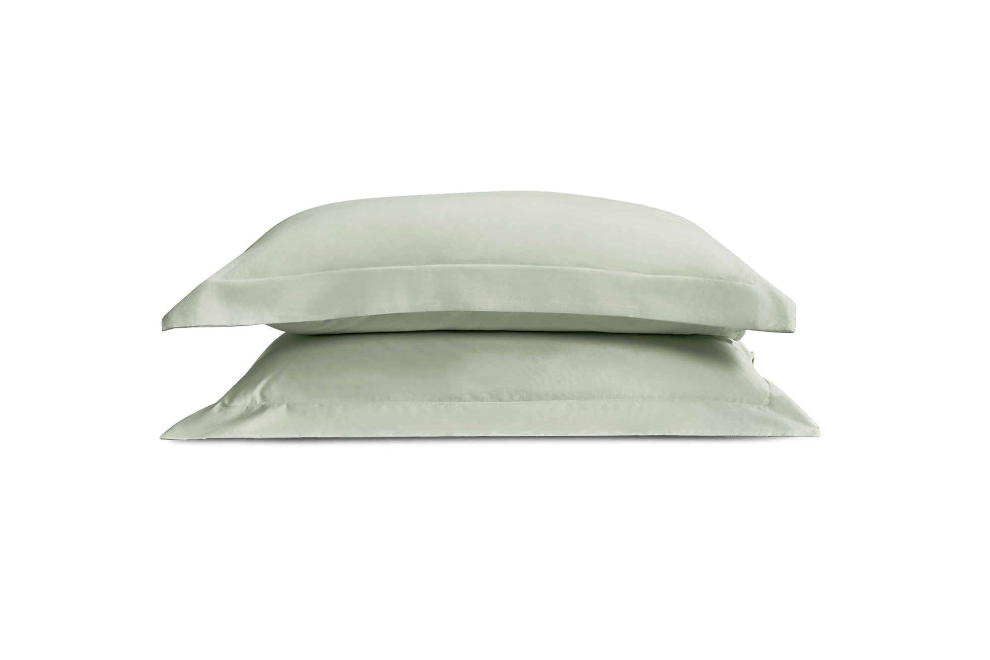 Luxe Egyptian Cotton Sateen Standard Size Pillowcase Set of 2, Sage