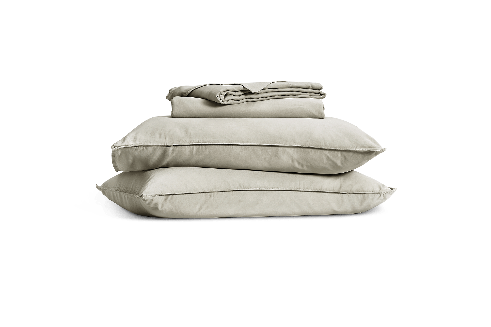 Cool Lyocell Sateen Queen Sheet Set, Stone