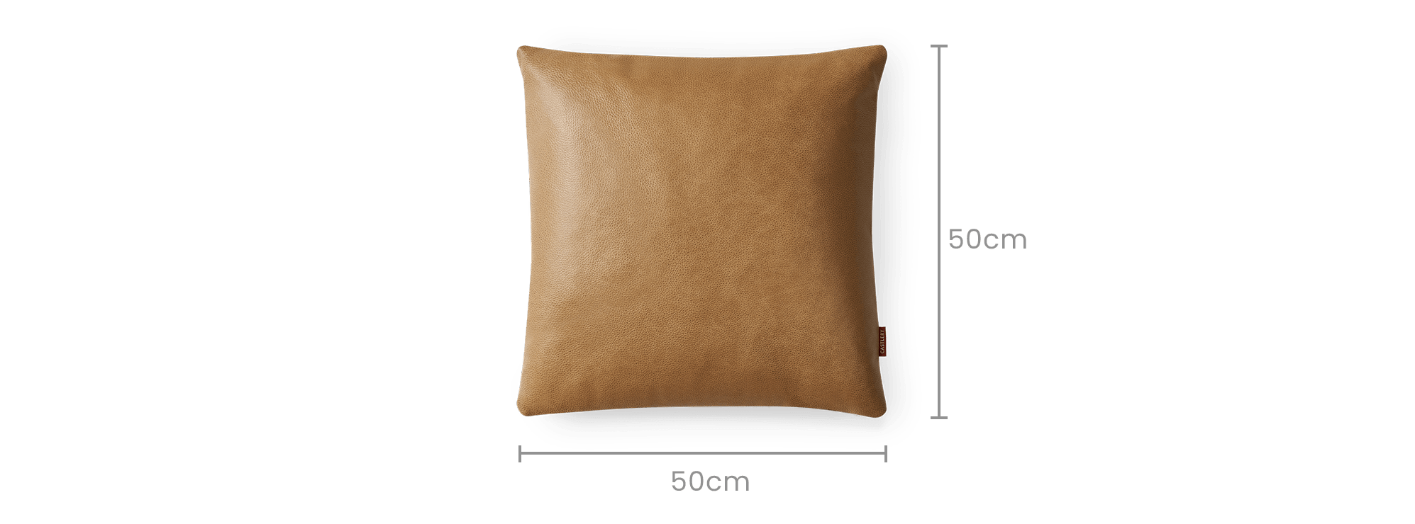 dimension of Lugano Leather Cushion