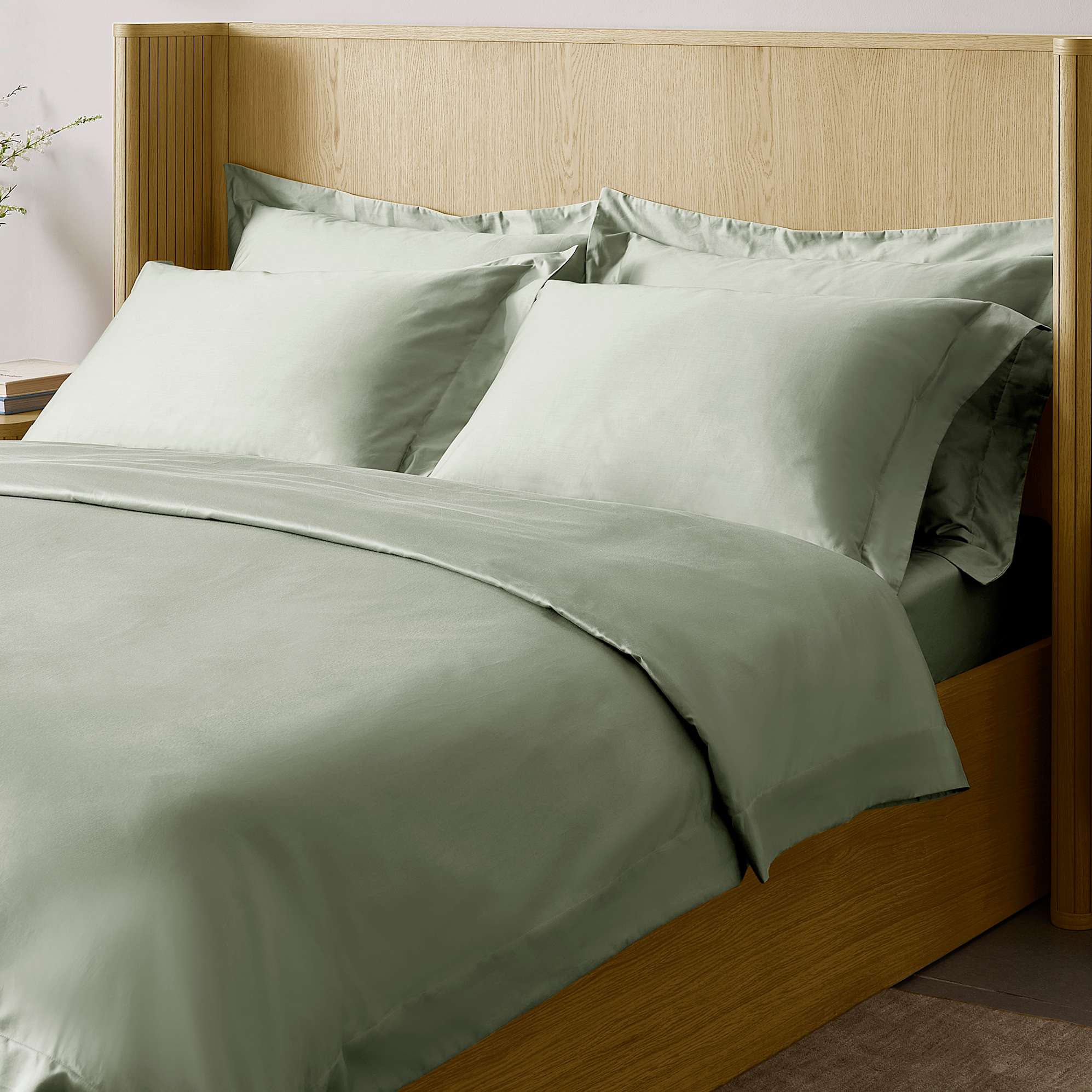 Luxe Egyptian Cotton Sateen Pillowcase Set 3