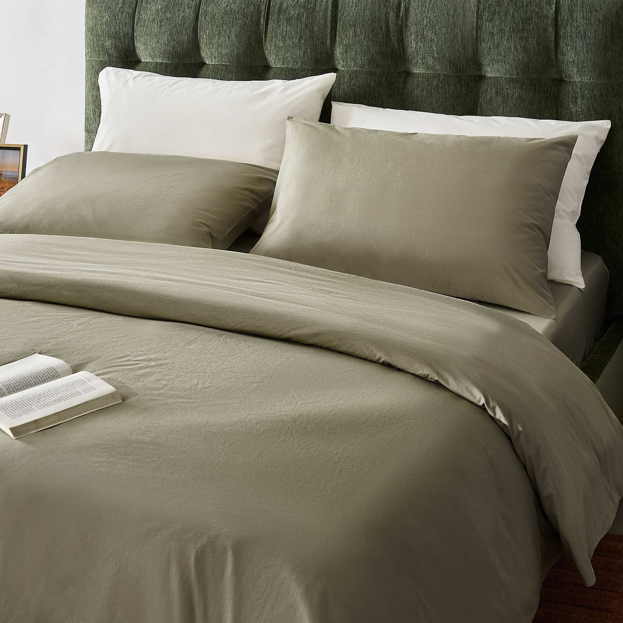 Classic Cotton Percale Sheet Set & Duvet Cover image 0