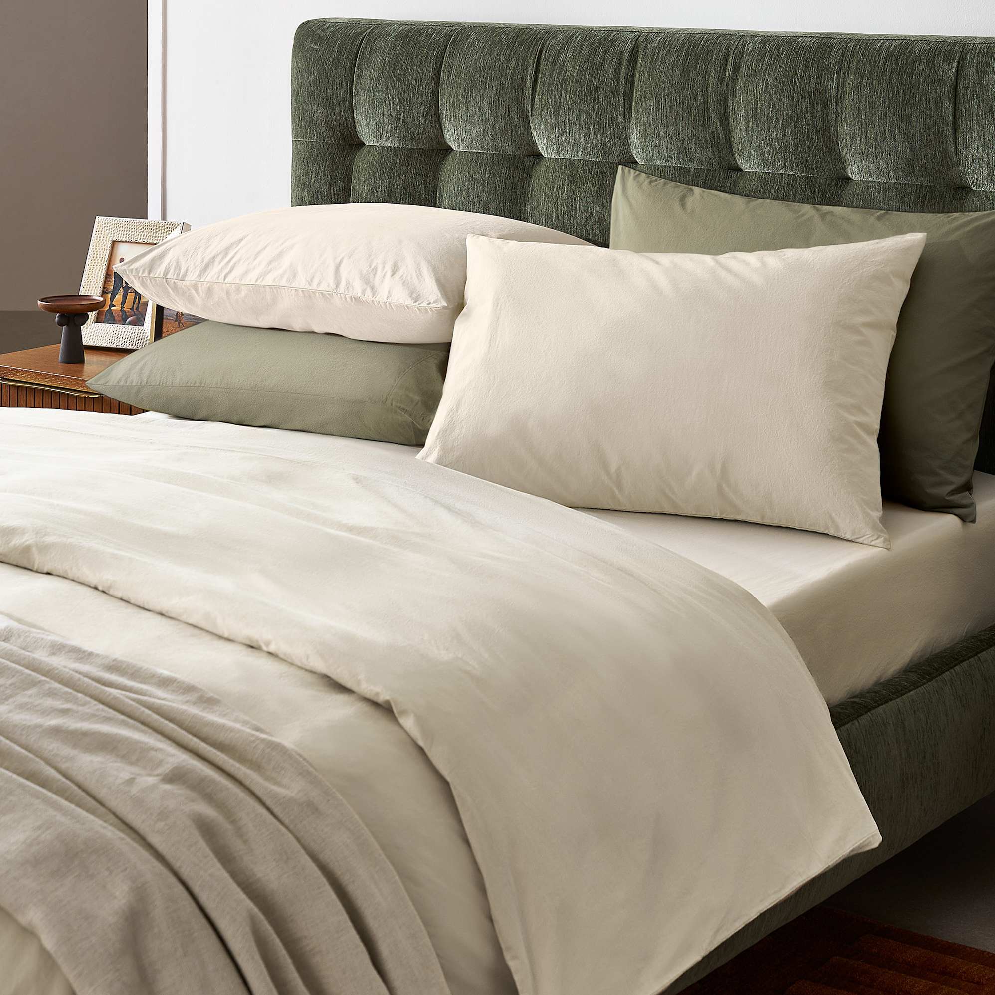 Classic Cotton Percale Sheet Set & Duvet Cover image 0