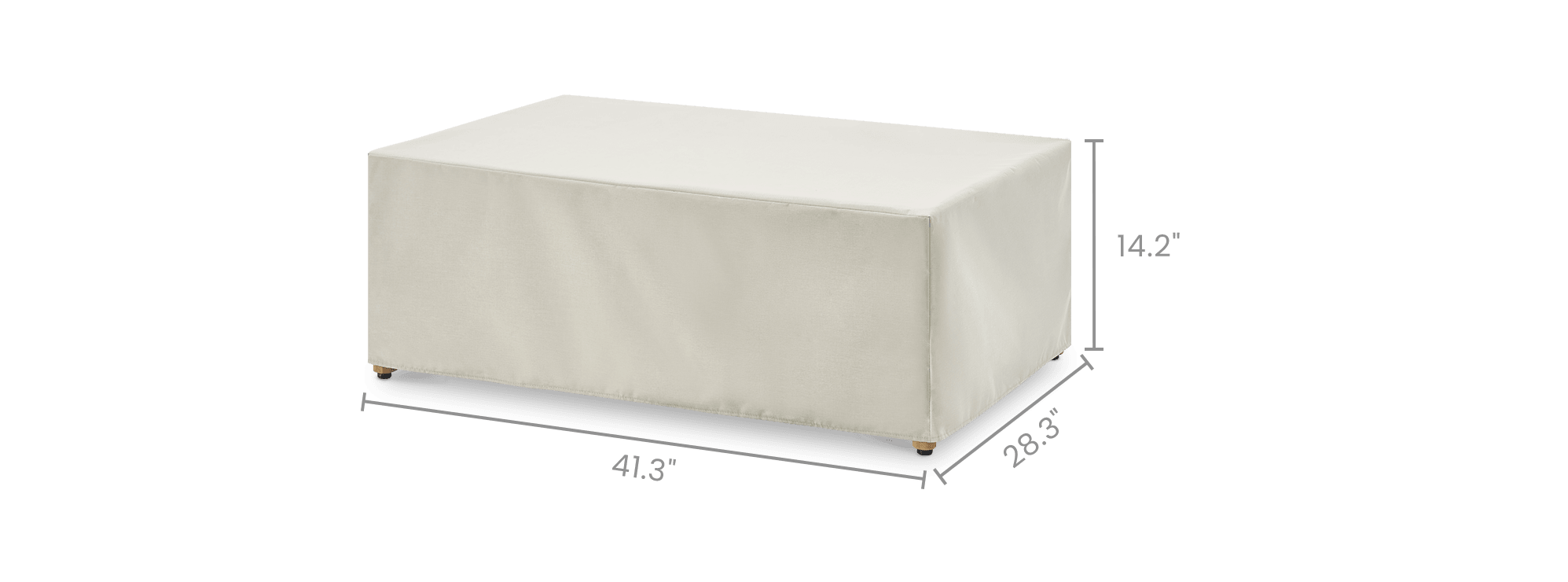 dimension of Isla Outdoor Coffee Table Cover