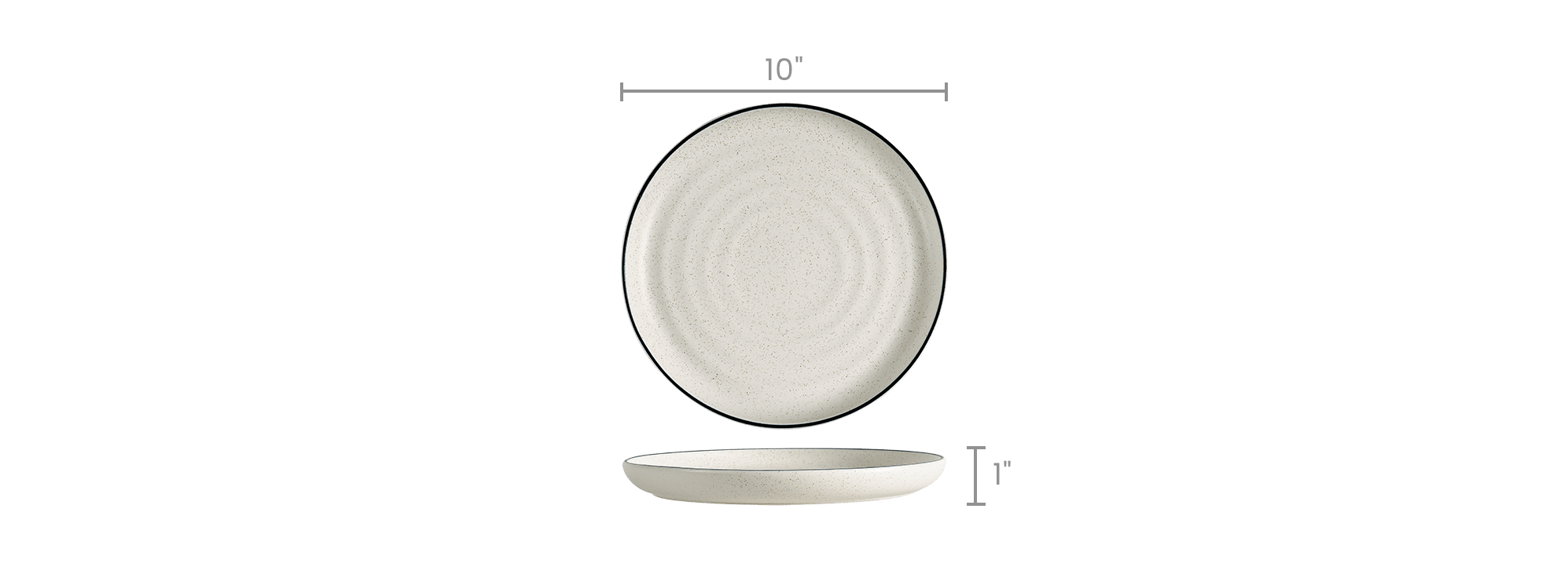 dimension of Sandy Dinner Plates, Set of 4