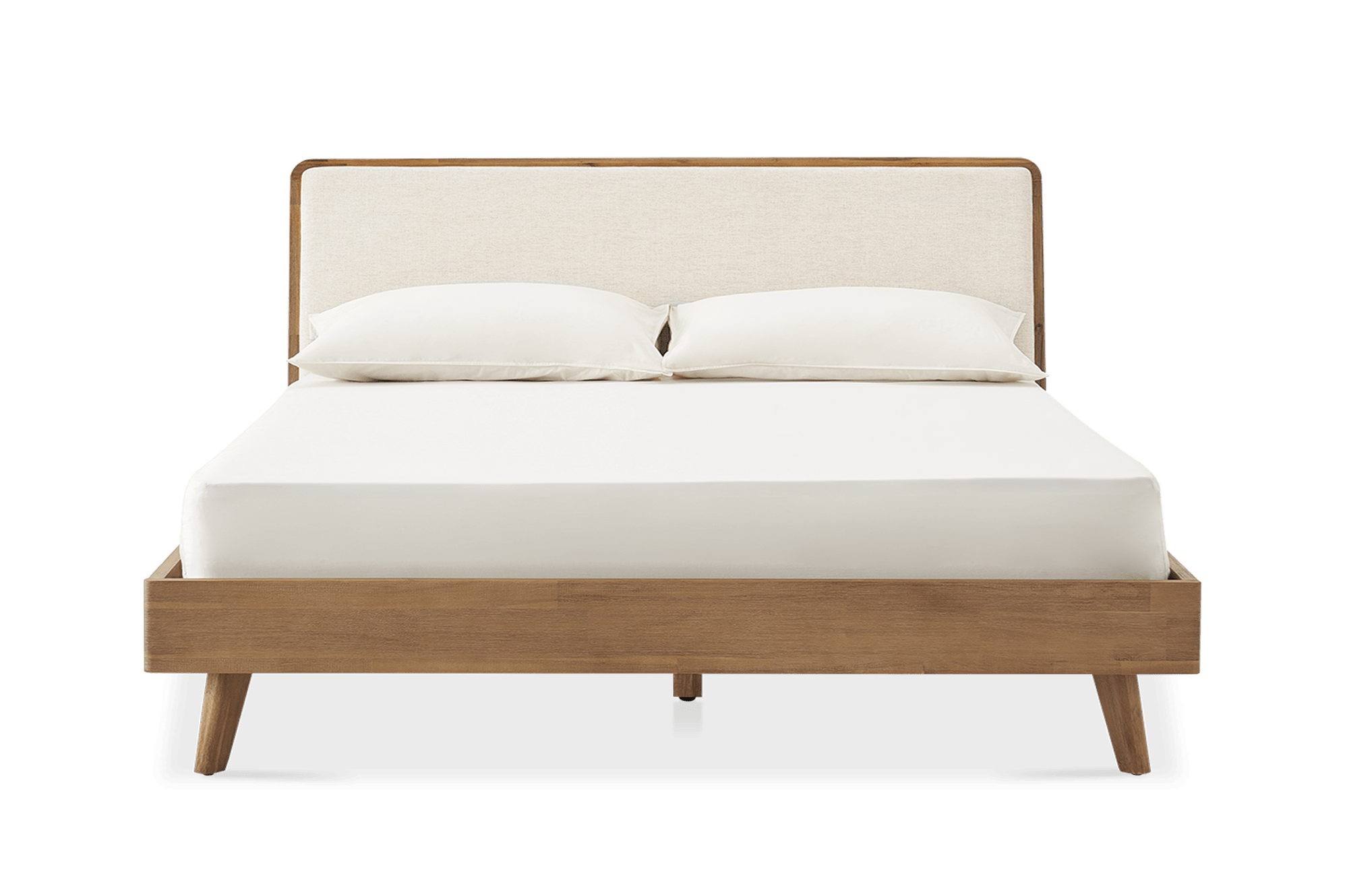 Seb King Bed, (Performance Twill) Creamy White