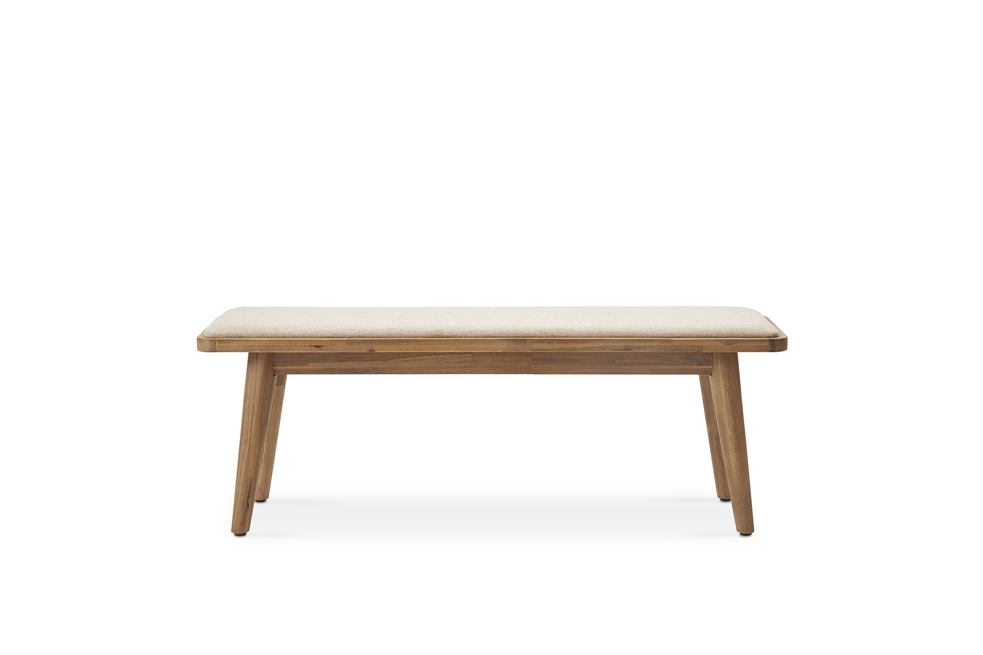 Seb Dining Bench 130cm, (Performance Twill) Creamy White