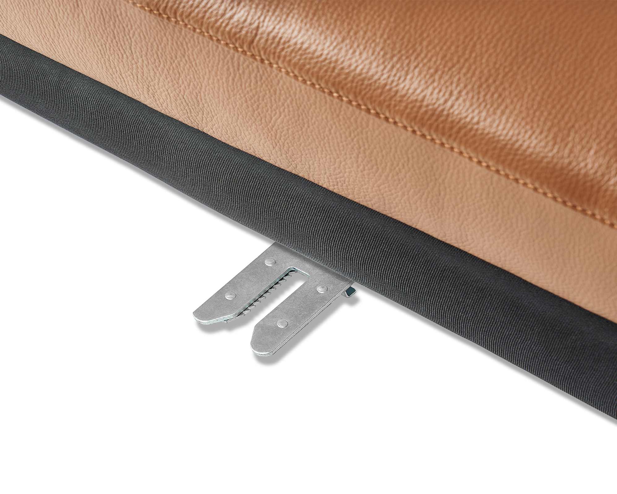 Lena Leather Left Chaise Sofa 6