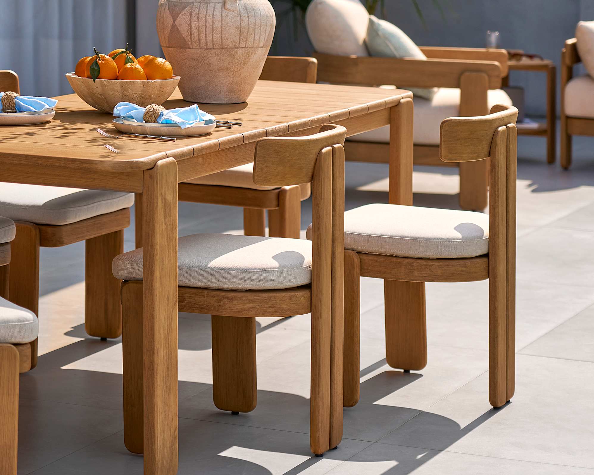 Eden Outdoor Dining Chair Set 4