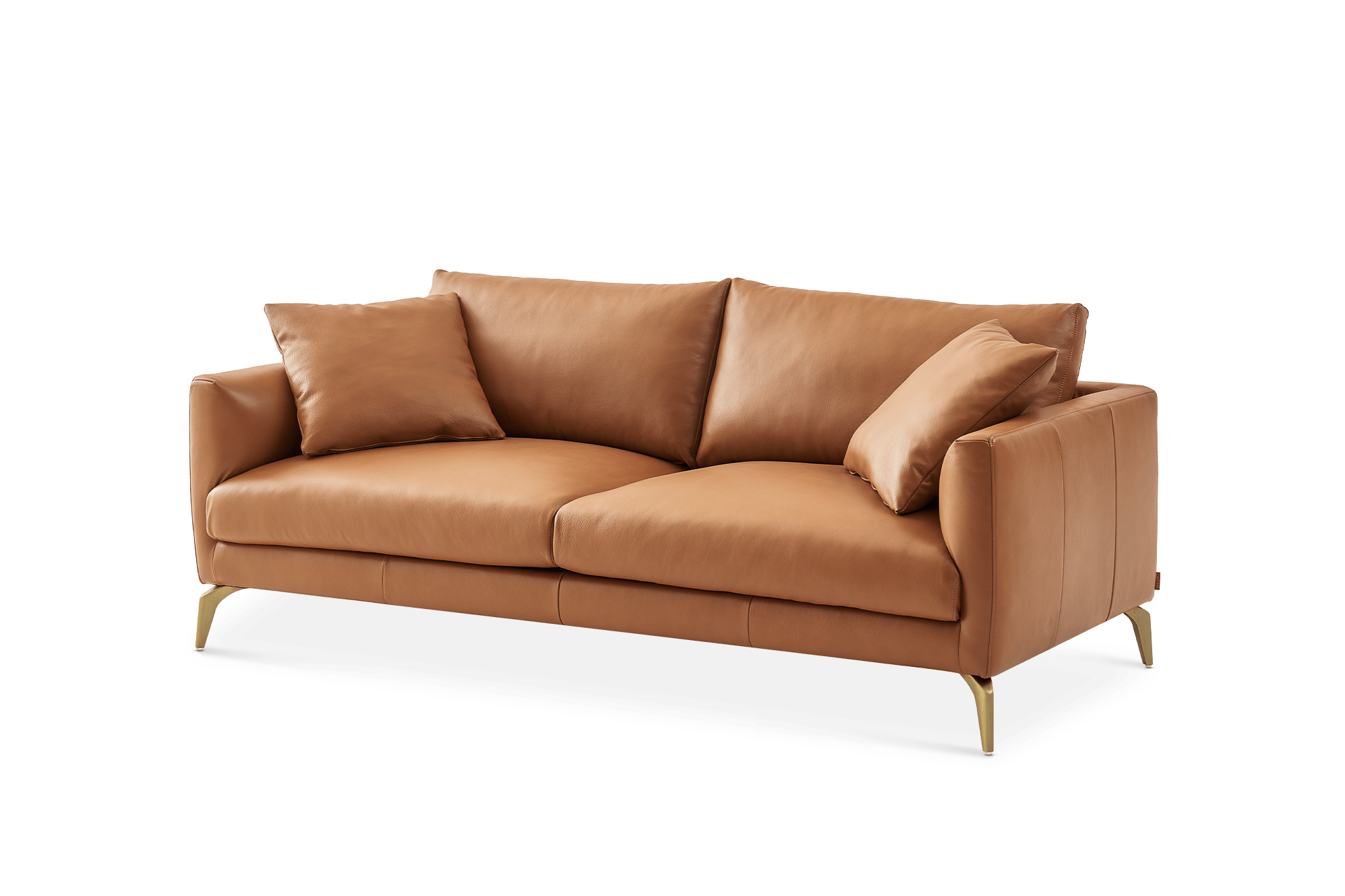 Lena Leather 3 Seater Sofa 6