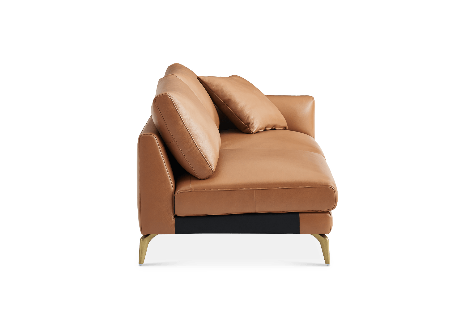 Lena Leather Right Arm 2 Seater Sofa 8