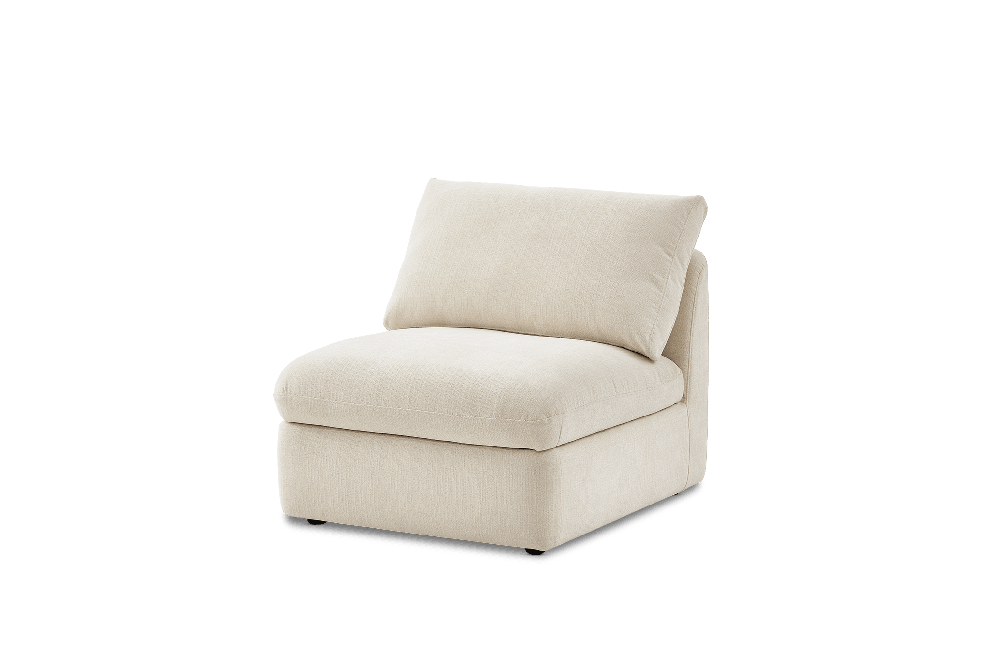 Ollie Storage Armless Sofa 7