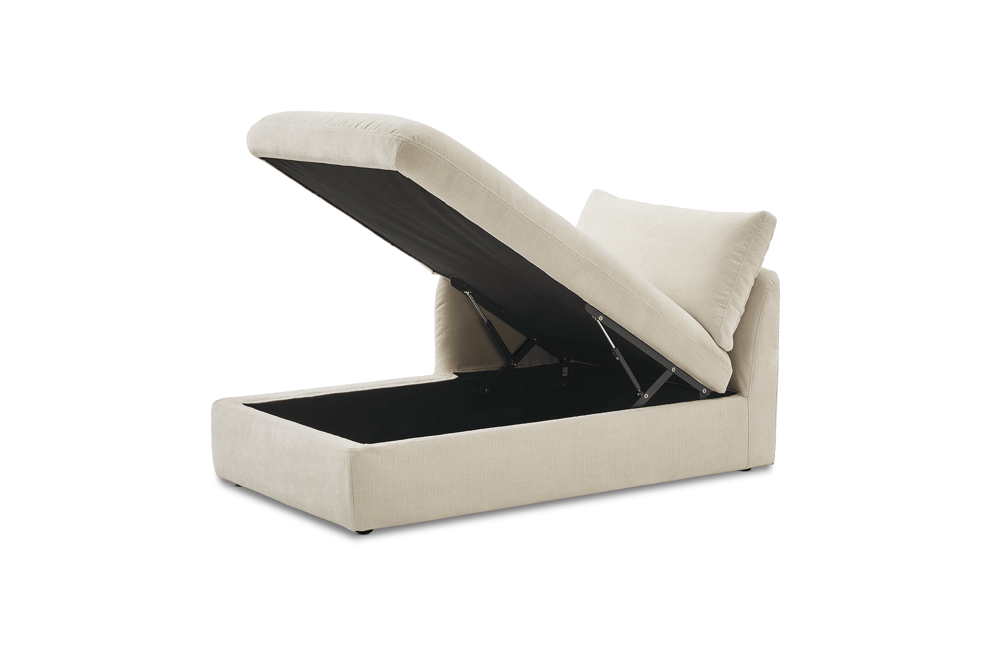 Ollie Storage Left Arm Chaise 1