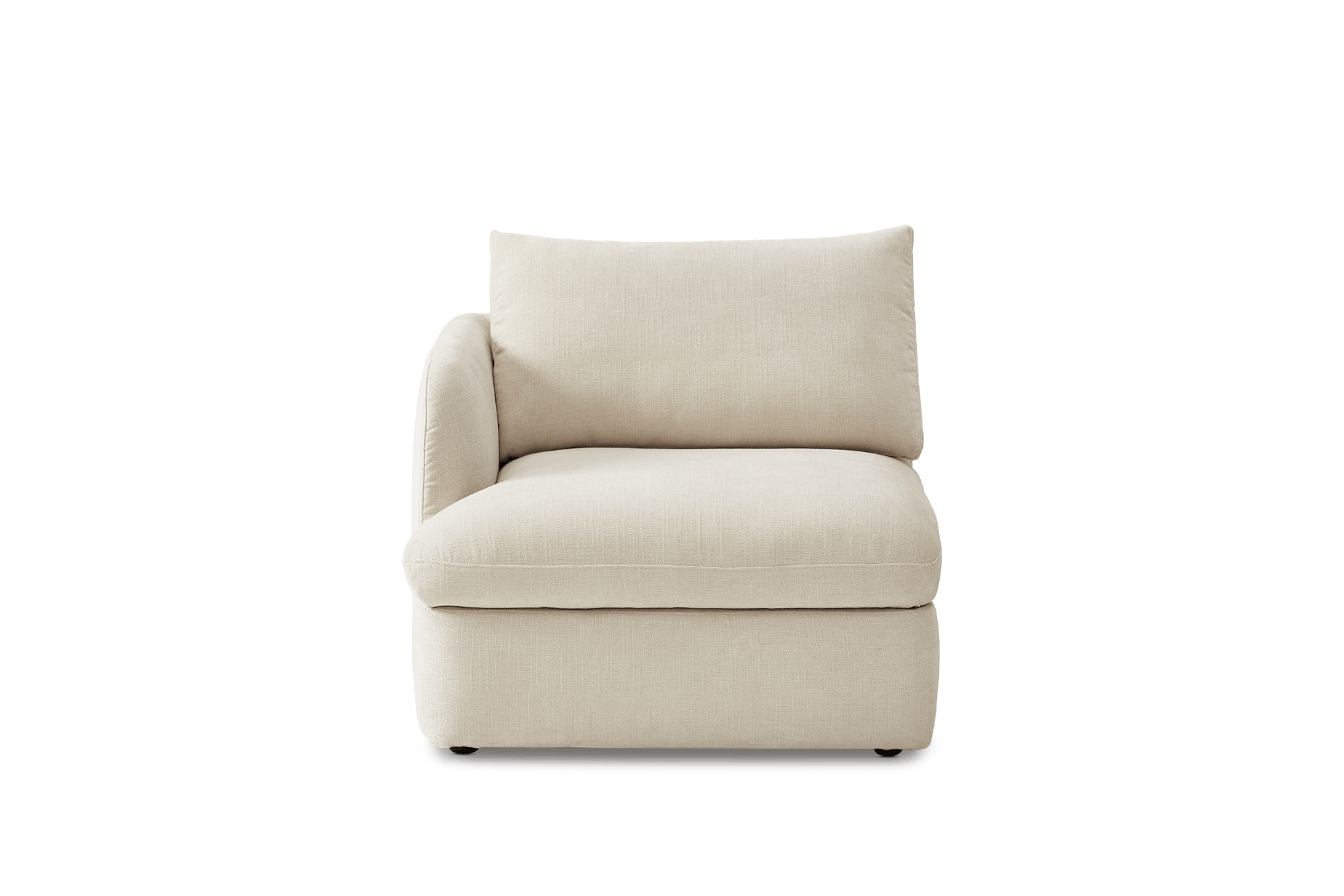 Ollie Storage Left Arm Sofa, (Greta) Ivory