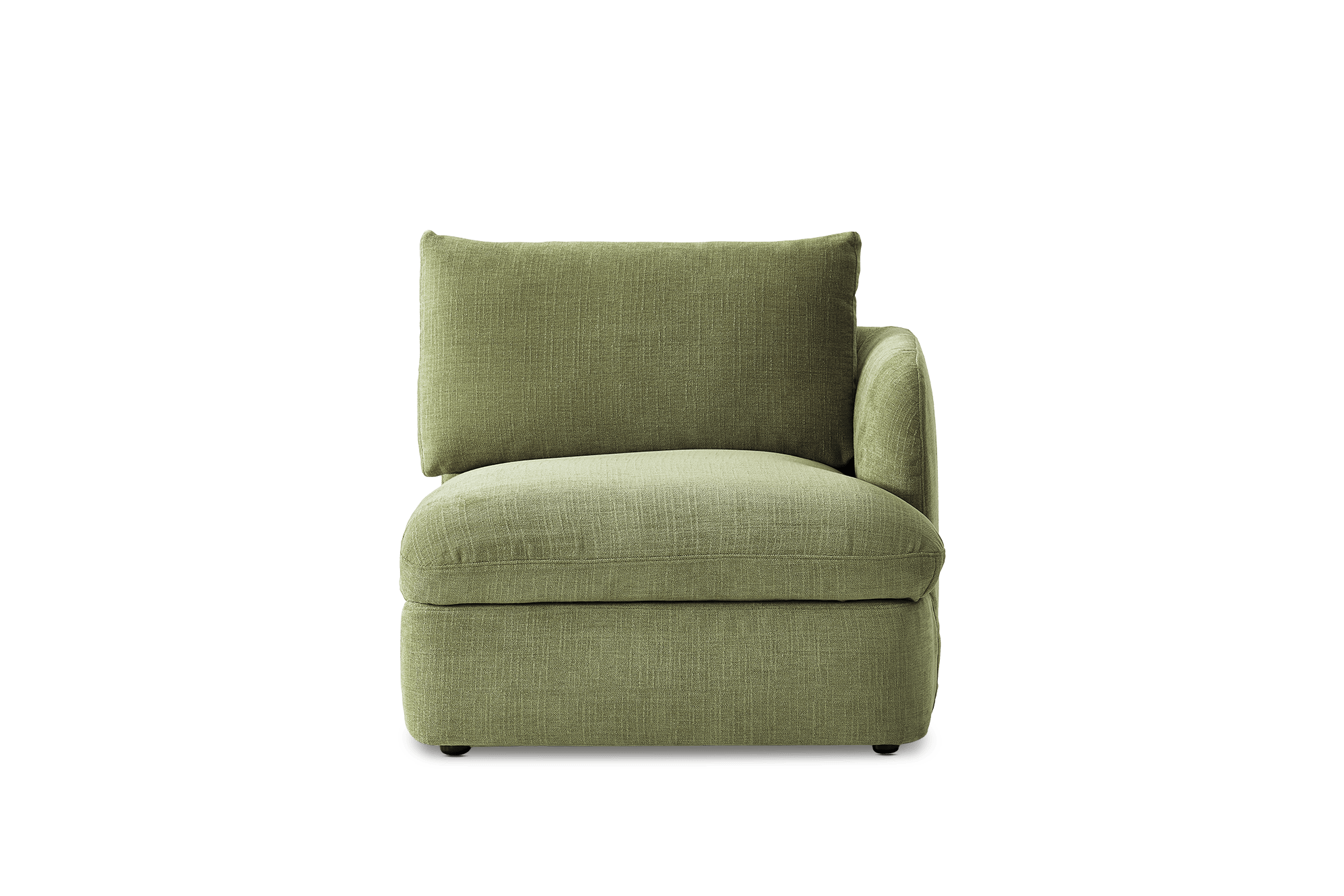 Ollie Storage Right Arm Sofa, (Greta) Moss
