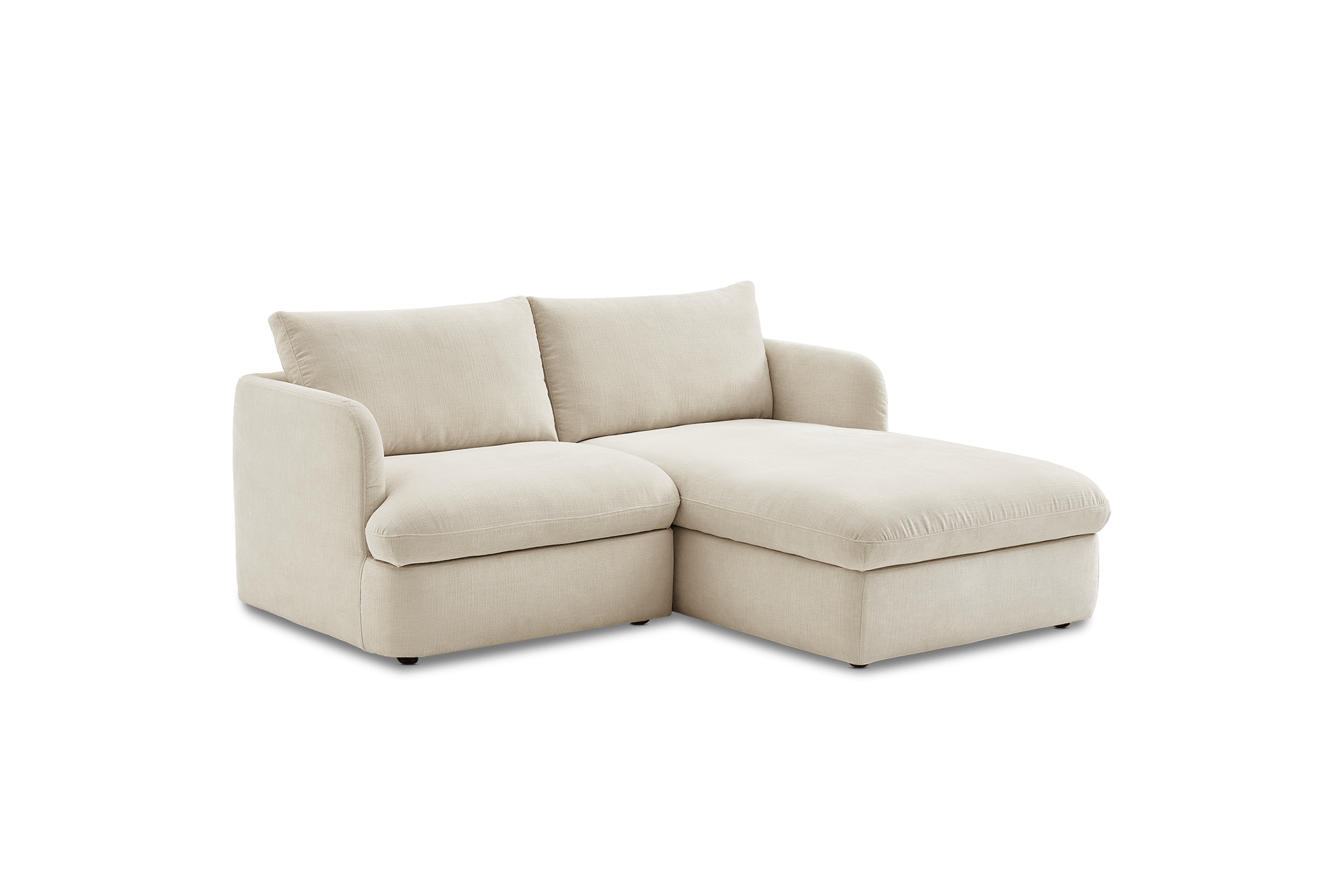 Ollie Storage Small Chaise Sectional Sofa 9