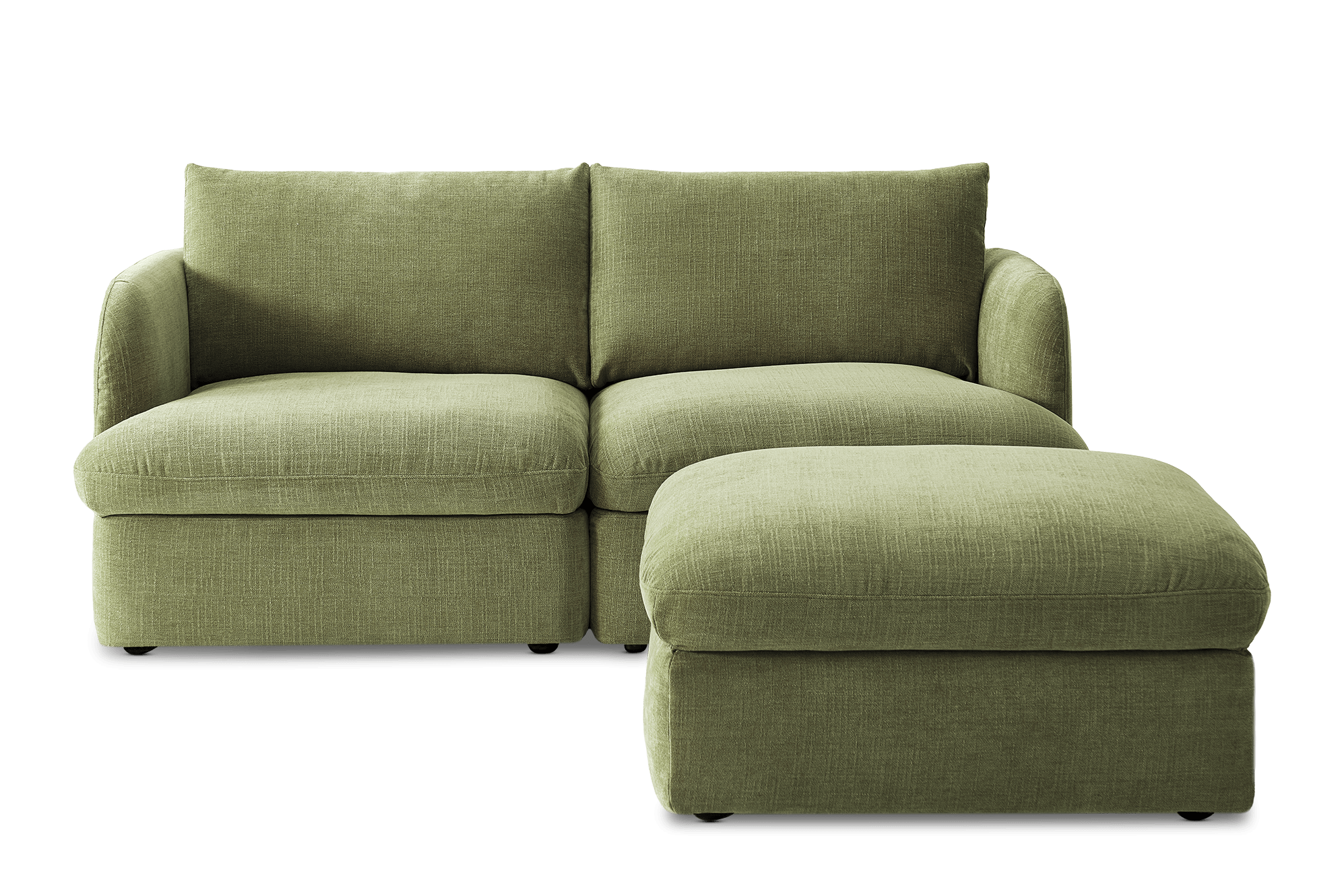 Ollie Storage 3 Seater Sofa with Ottoman 1