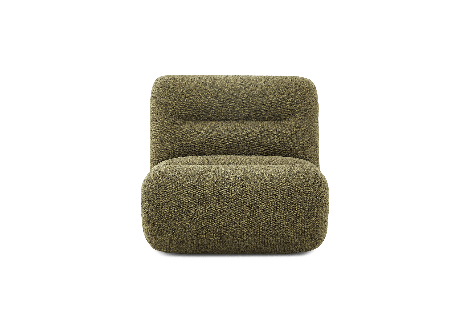 Tovi Armless Sofa, (Performance Infinity Boucle) Moss