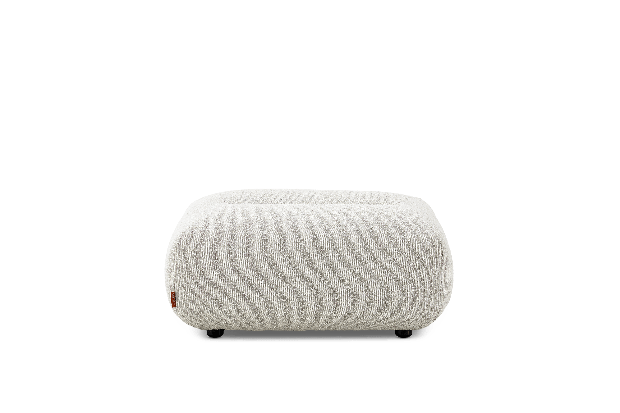 Tovi Ottoman, (Performance Infinity Boucle) White Quartz