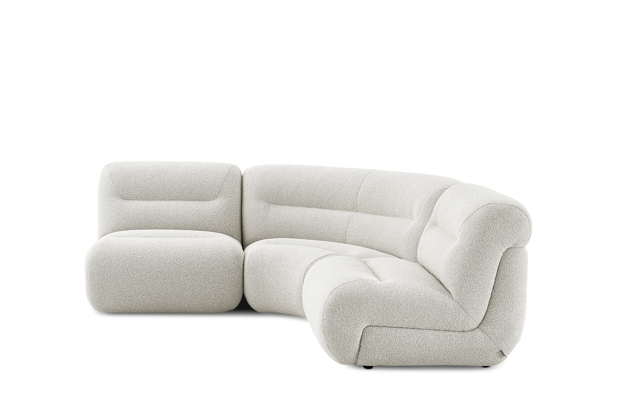 Tovi Performance Boucle 3-Piece Sectional Sofa 11