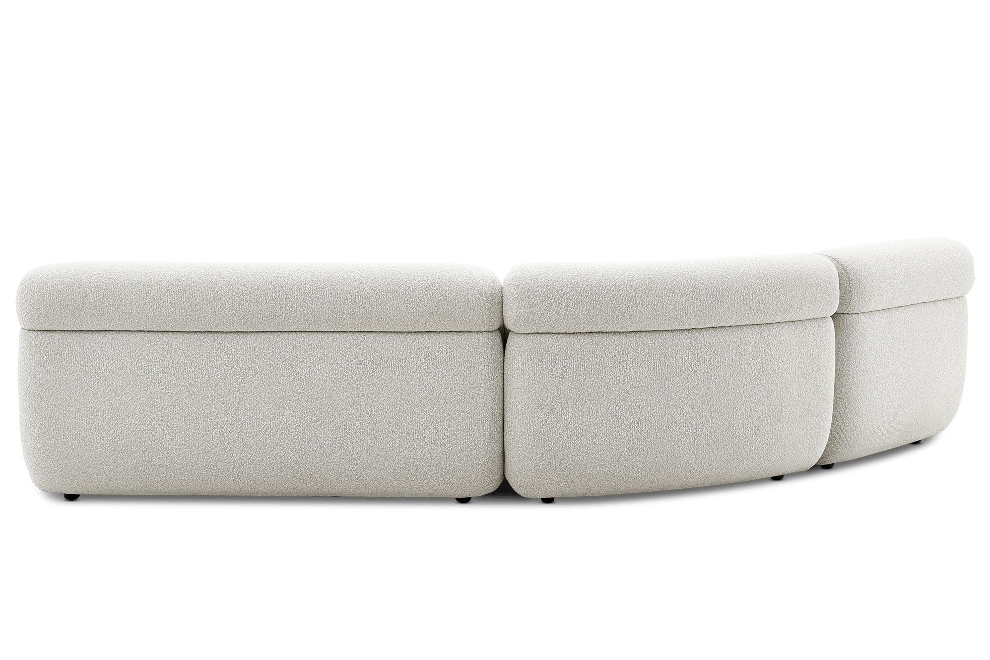 Tovi Performance Boucle Angled Chaise Sectional Sofa 12