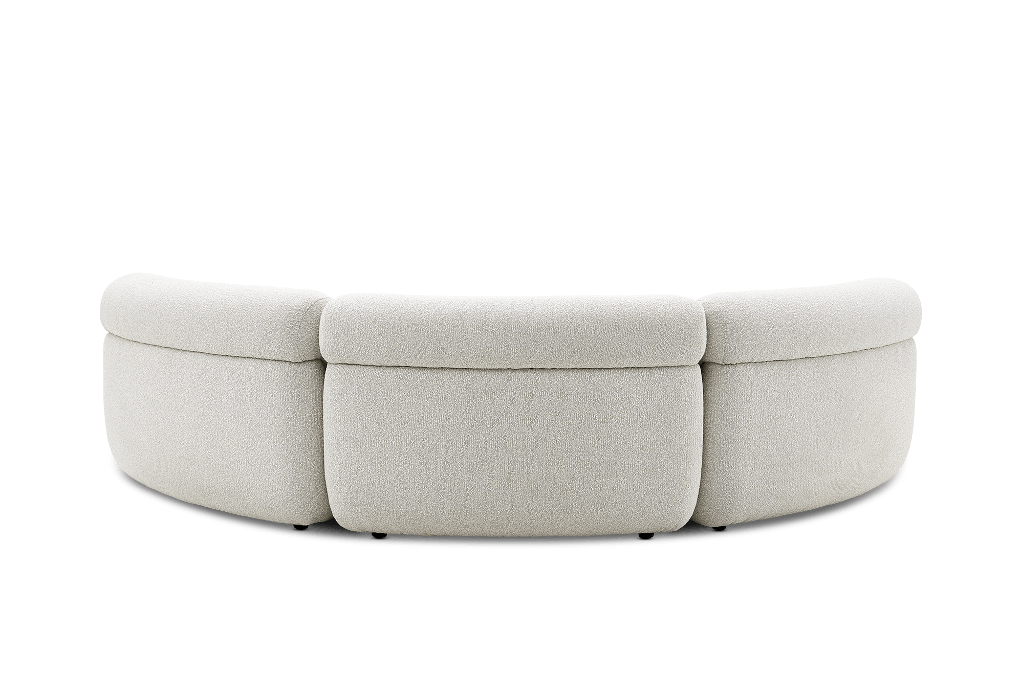 Tovi Performance Boucle Curve 3 Seater Sofa 11