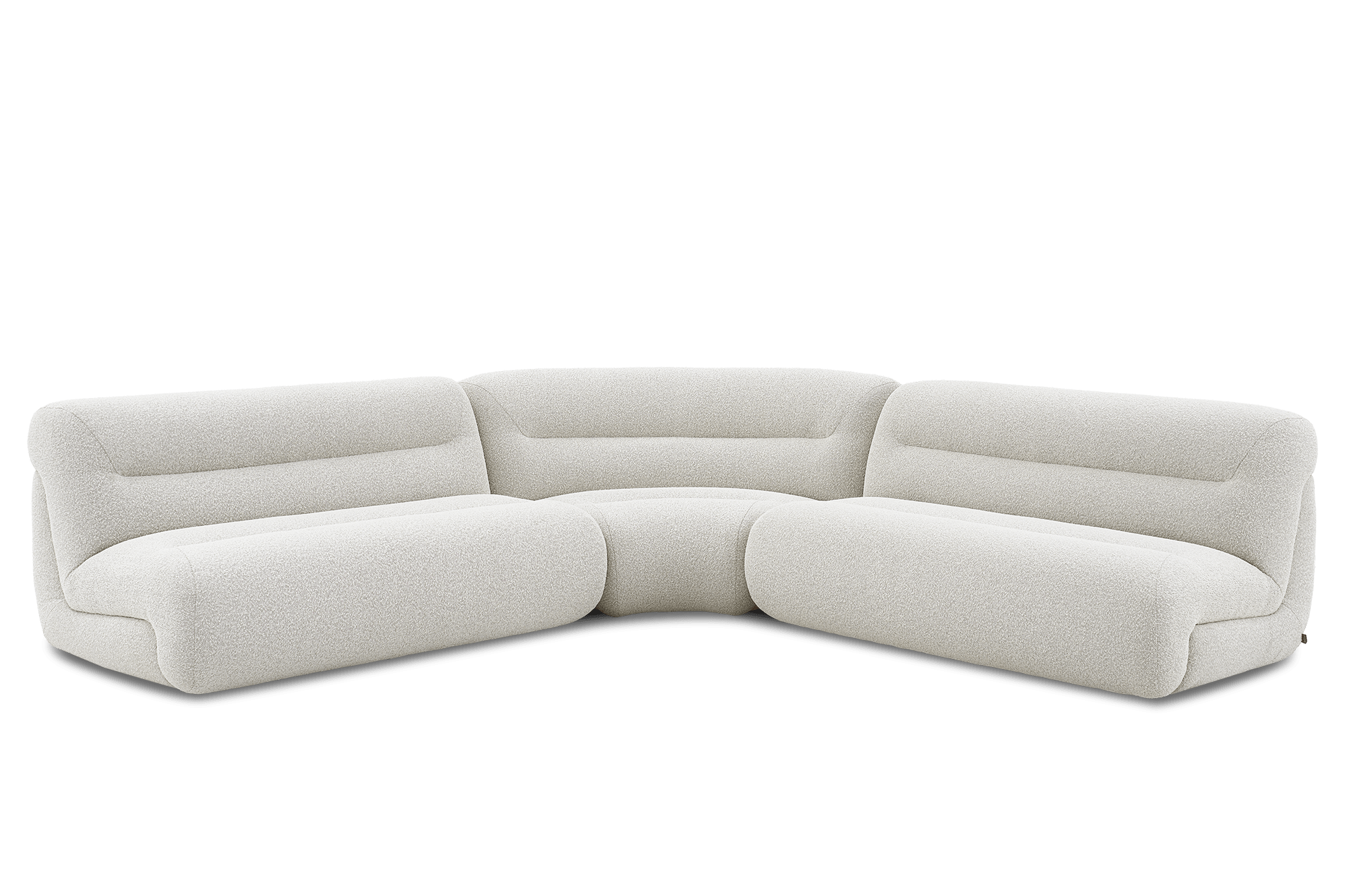 Tovi Performance Boucle L-Shape Sectional Sofa 2