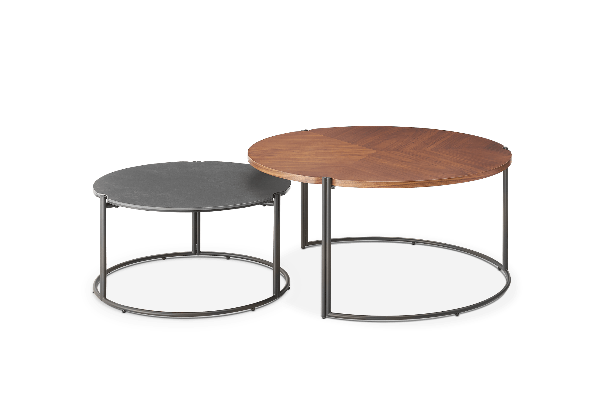 Vera Wood Nesting Table Set