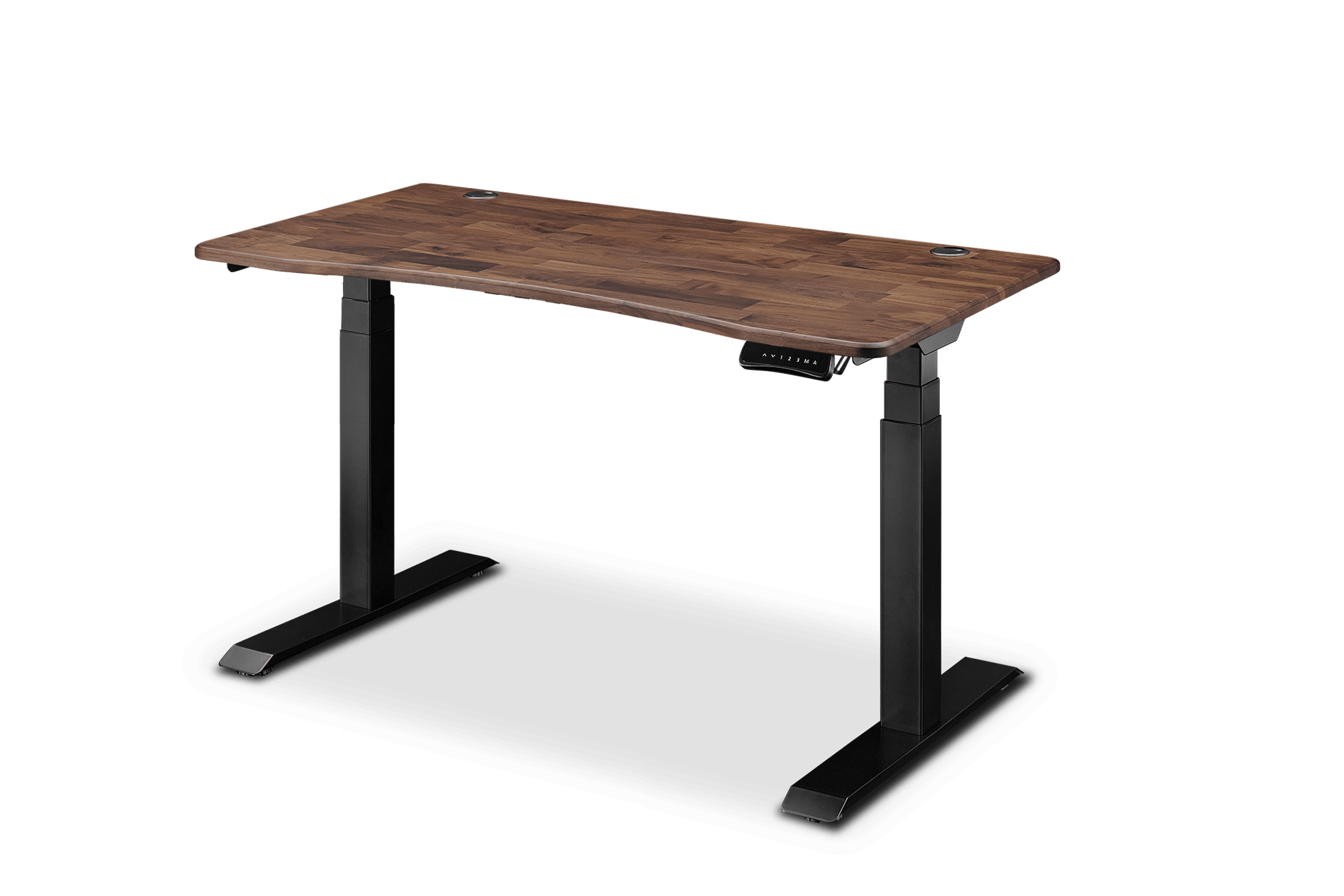 Emmerson Adjustable Standing Desk 120cm American Walnut
