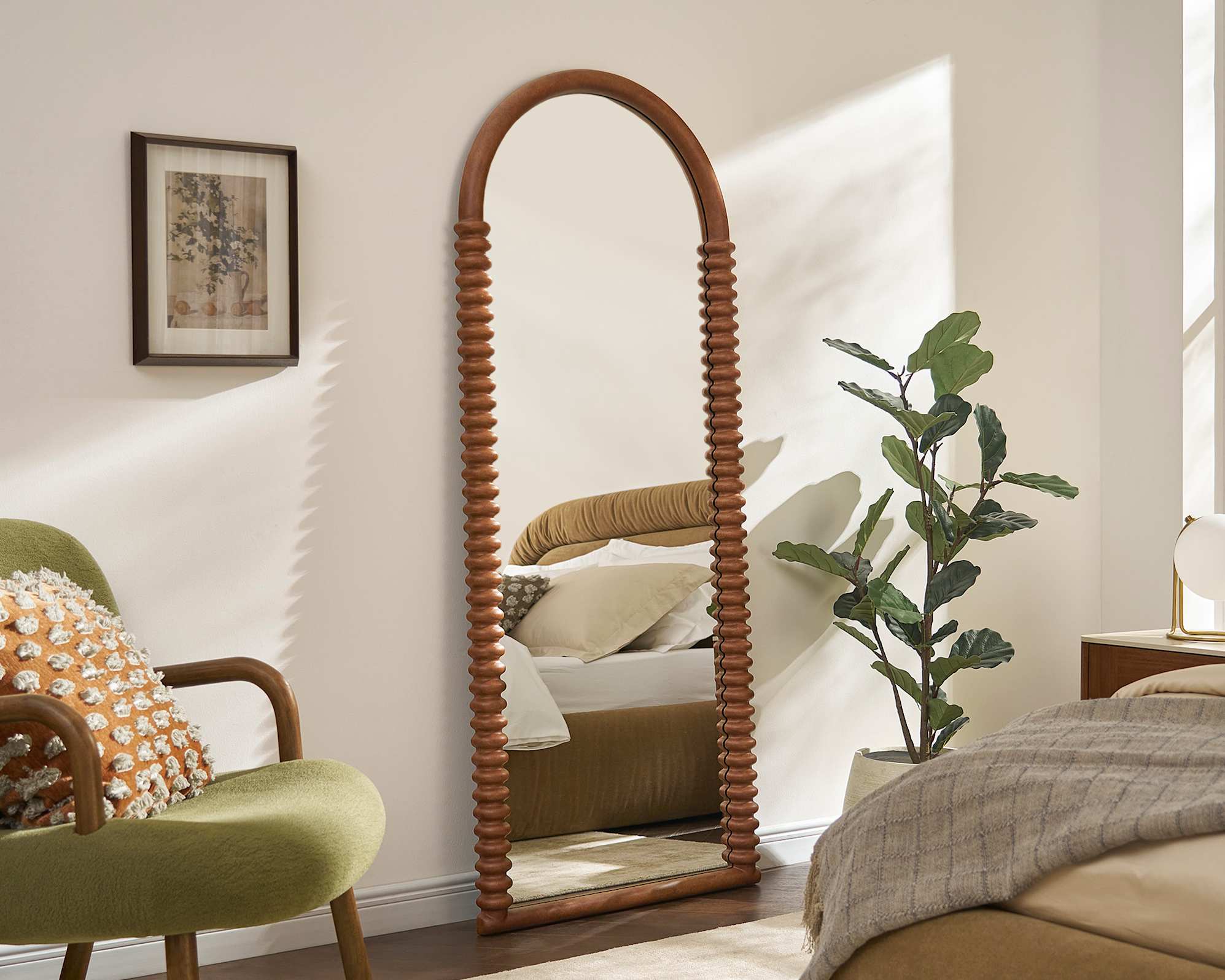Lucille Arch Floor Mirror 0